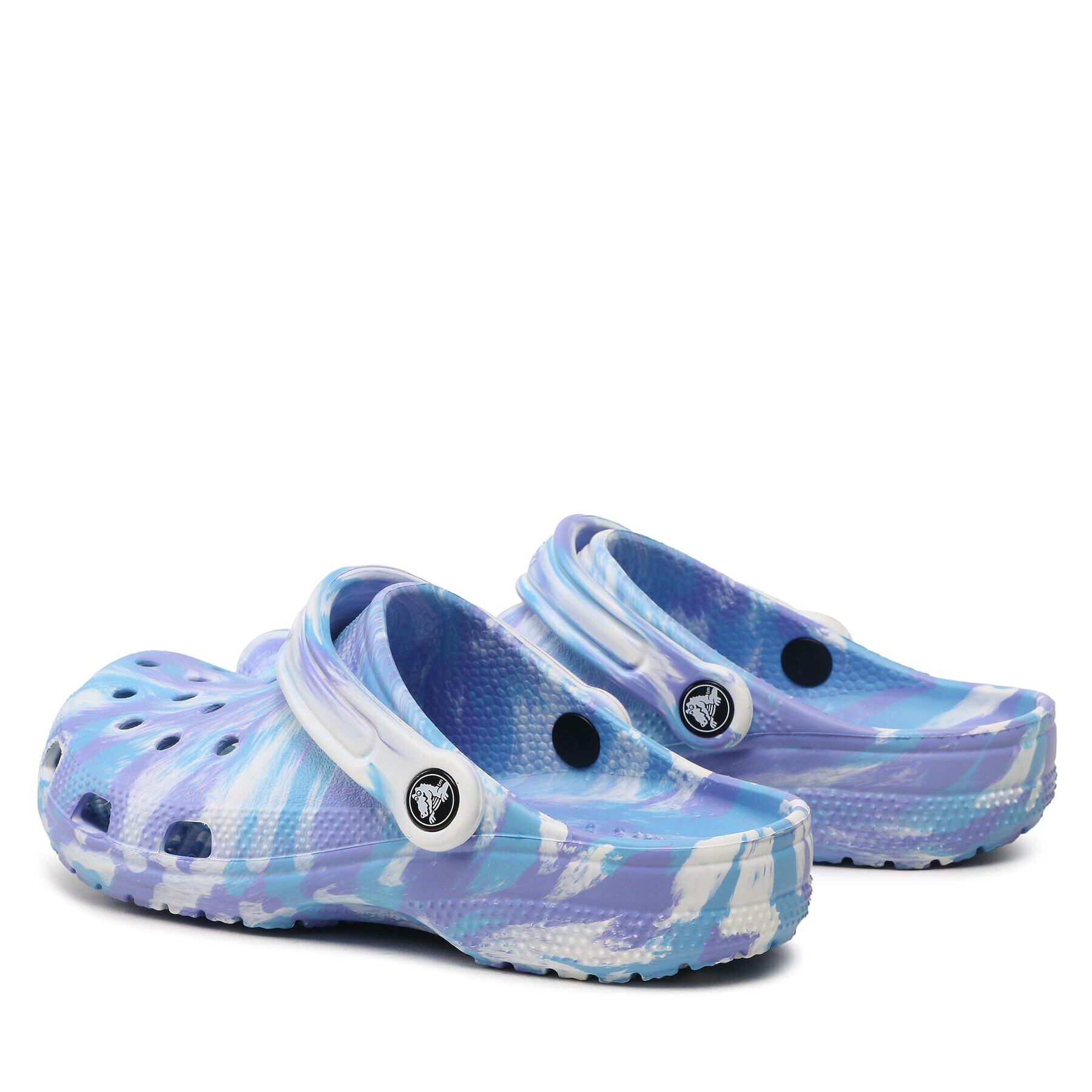 Crocs Șlapi Classic Marbled Clog 206867 Violet - Pled.ro