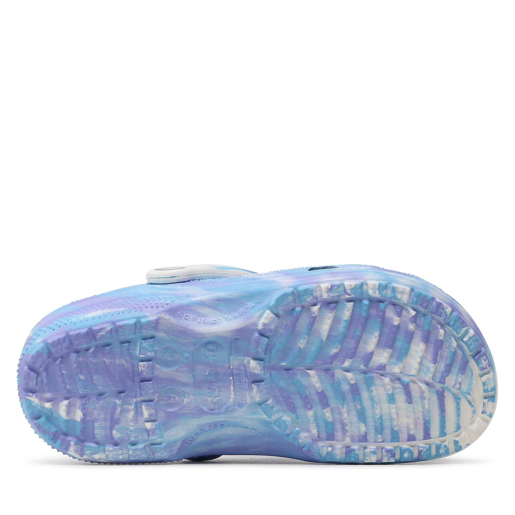 Crocs Șlapi Classic Marbled Clog 206867 Violet - Pled.ro