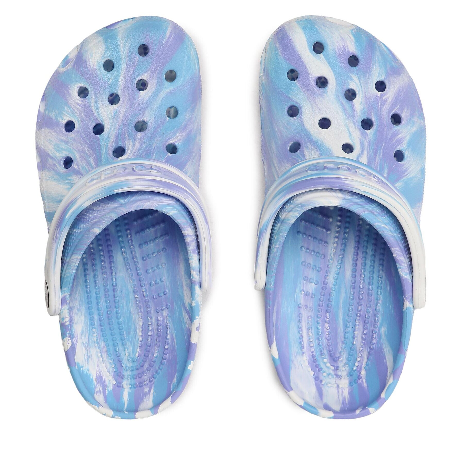 Crocs Șlapi Classic Marbled Clog 206867 Violet - Pled.ro