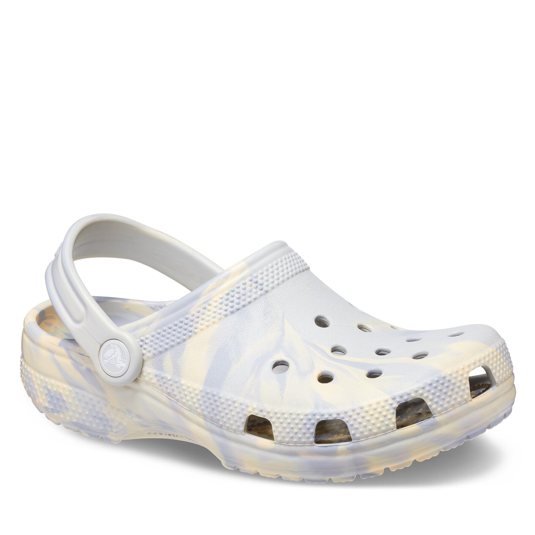 Crocs Șlapi Classic Marbled Kids Clog T 206838 Gri - Pled.ro