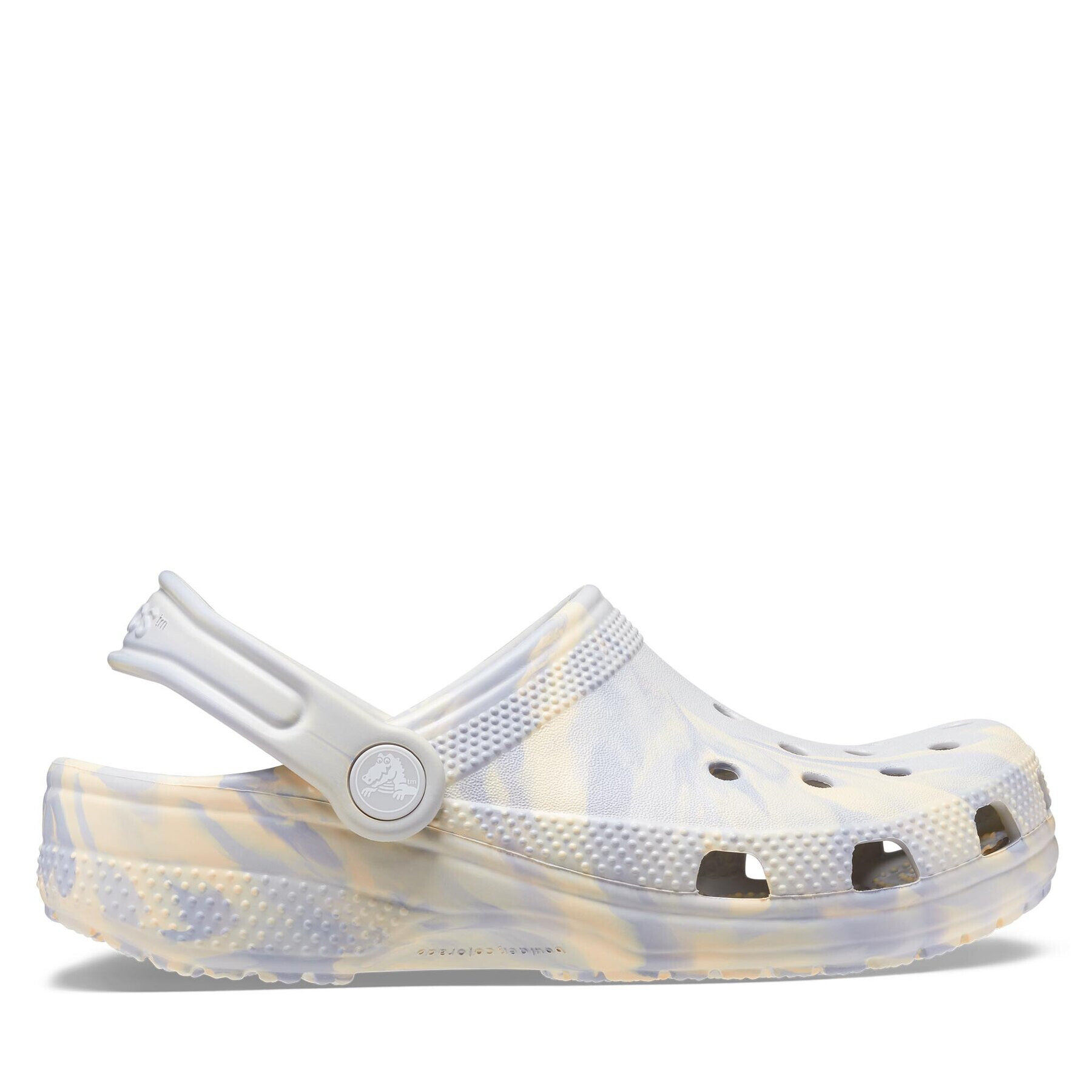 Crocs Șlapi Classic Marbled Kids Clog T 206838 Gri - Pled.ro