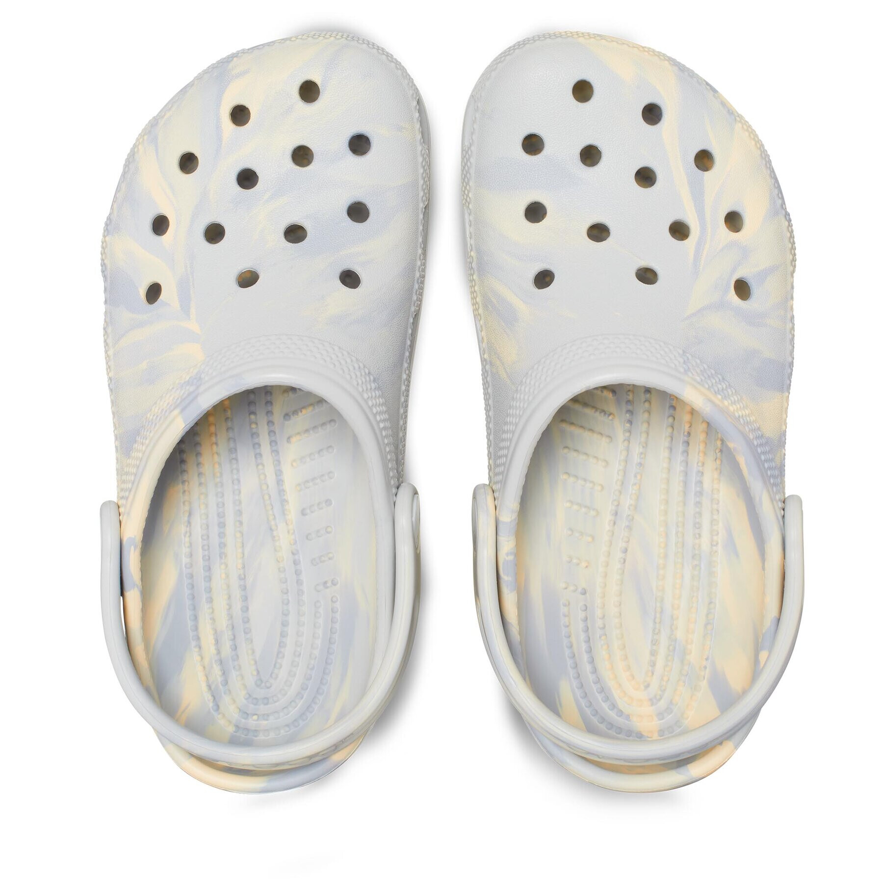 Crocs Șlapi Classic Marbled Kids Clog T 206838 Gri - Pled.ro