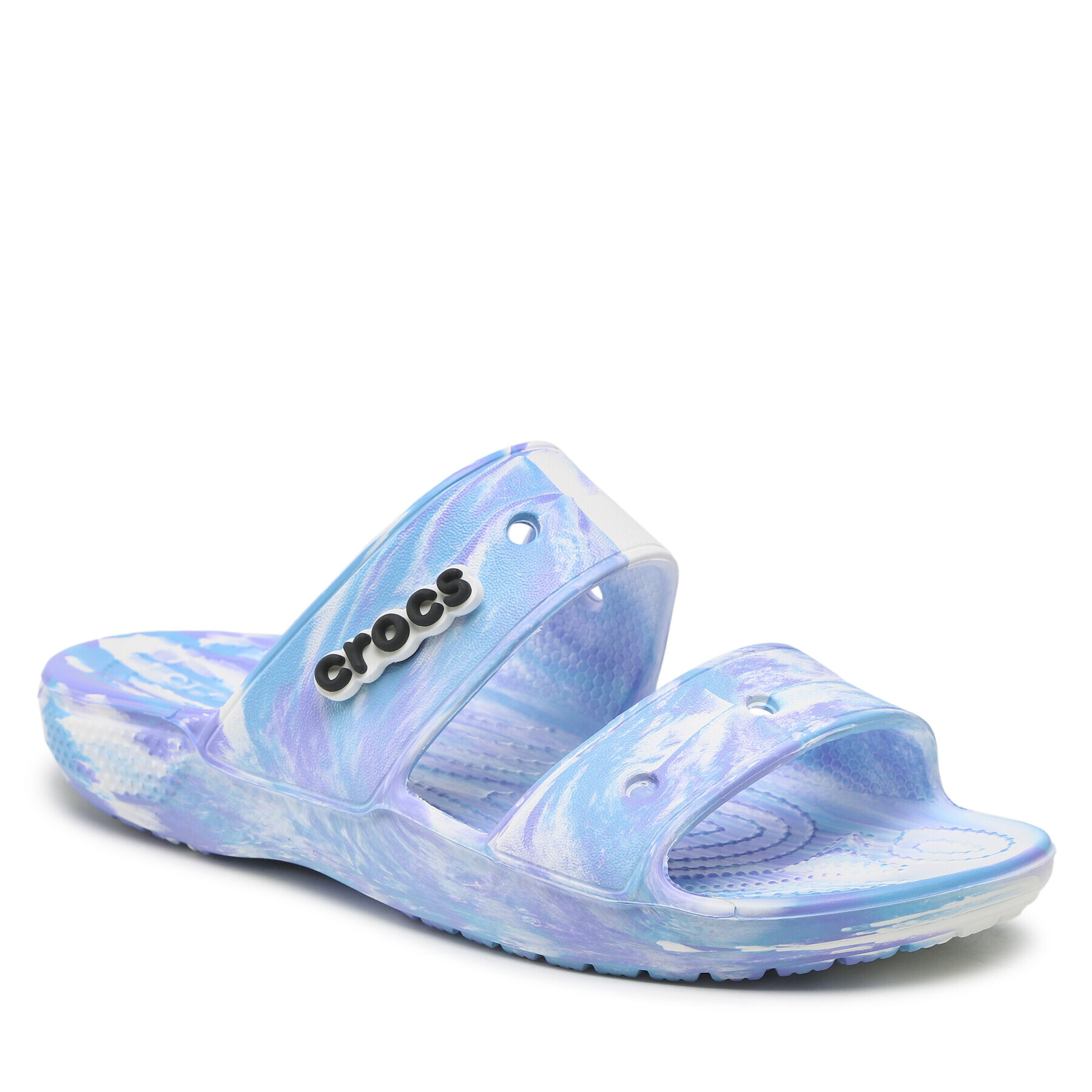 Crocs Șlapi Classic Marblesandal 207701 Albastru - Pled.ro