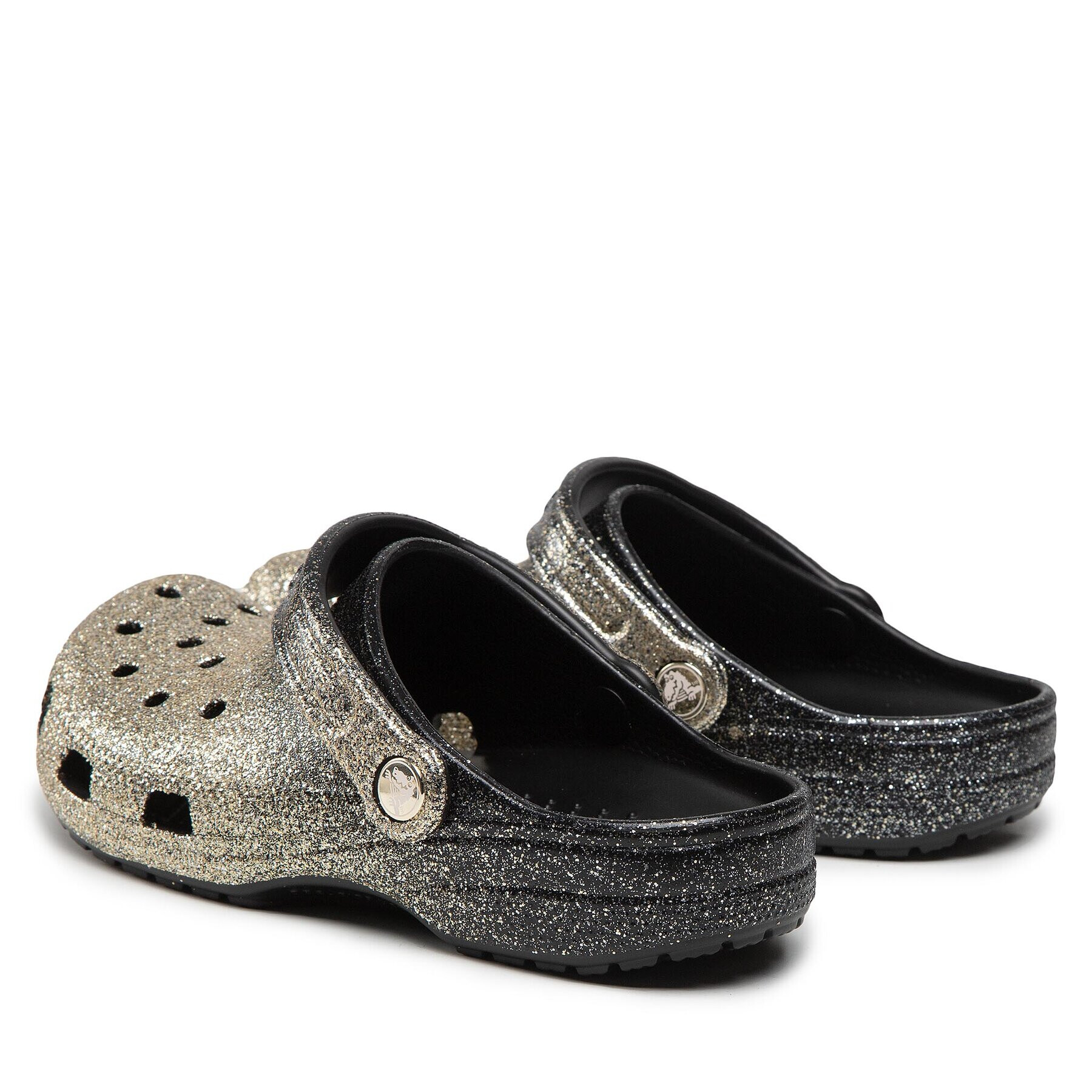 Crocs Șlapi Classic Ombre Glitter Clog 207931 Auriu - Pled.ro