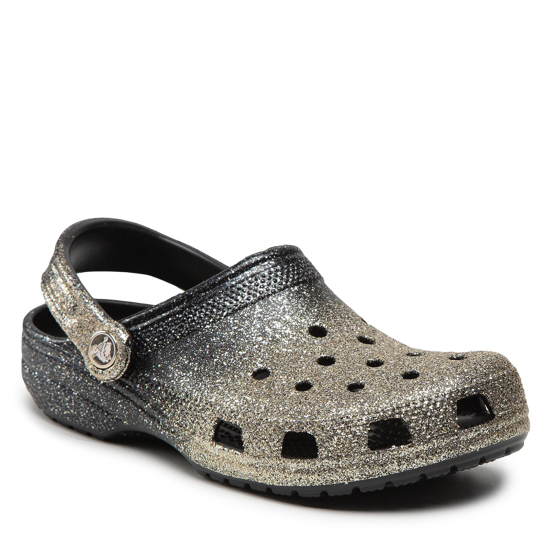 Crocs Șlapi Classic Ombre Glitter Clog 207931 Auriu - Pled.ro