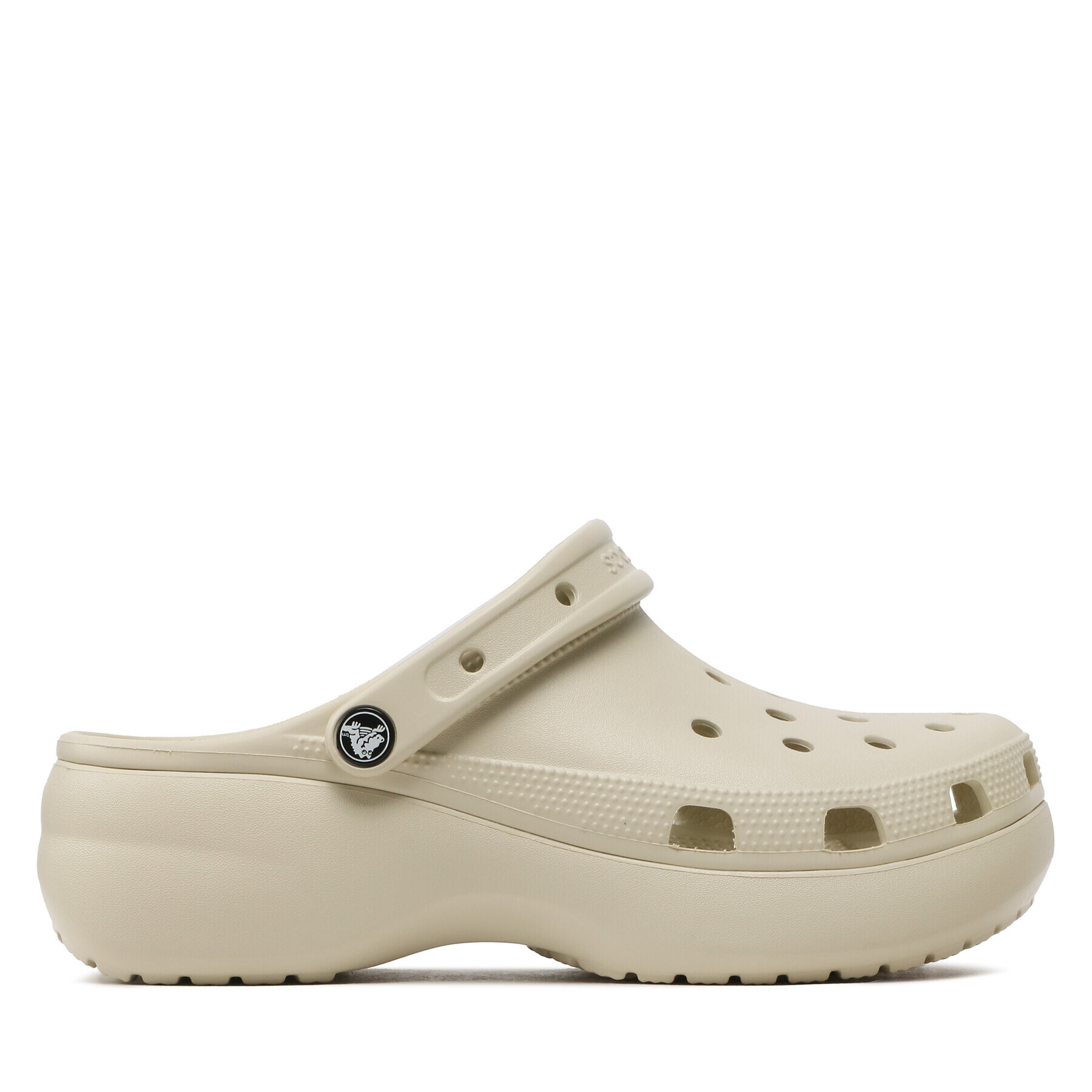 Crocs Șlapi Classic Platform Clog W 206750 Bej - Pled.ro