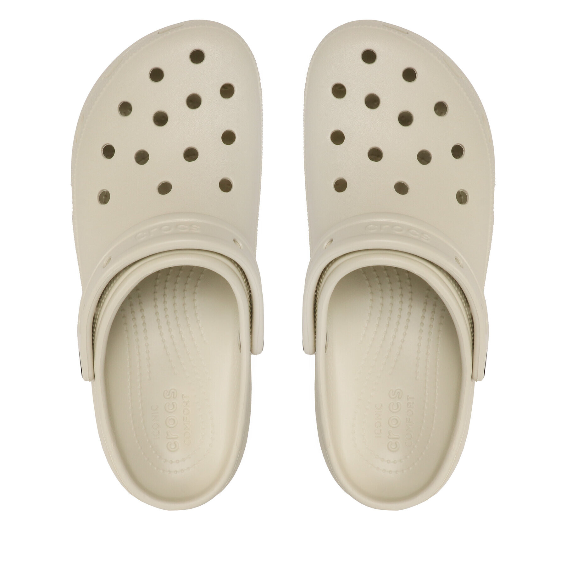 Crocs Șlapi Classic Platform Clog W 206750 Bej - Pled.ro