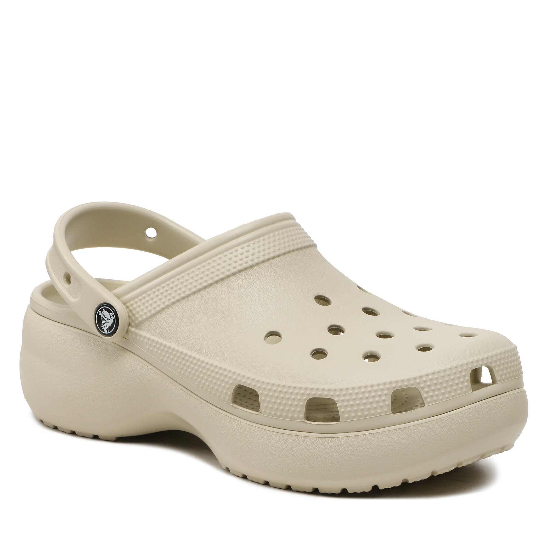 Crocs Șlapi Classic Platform Clog W 206750 Bej - Pled.ro