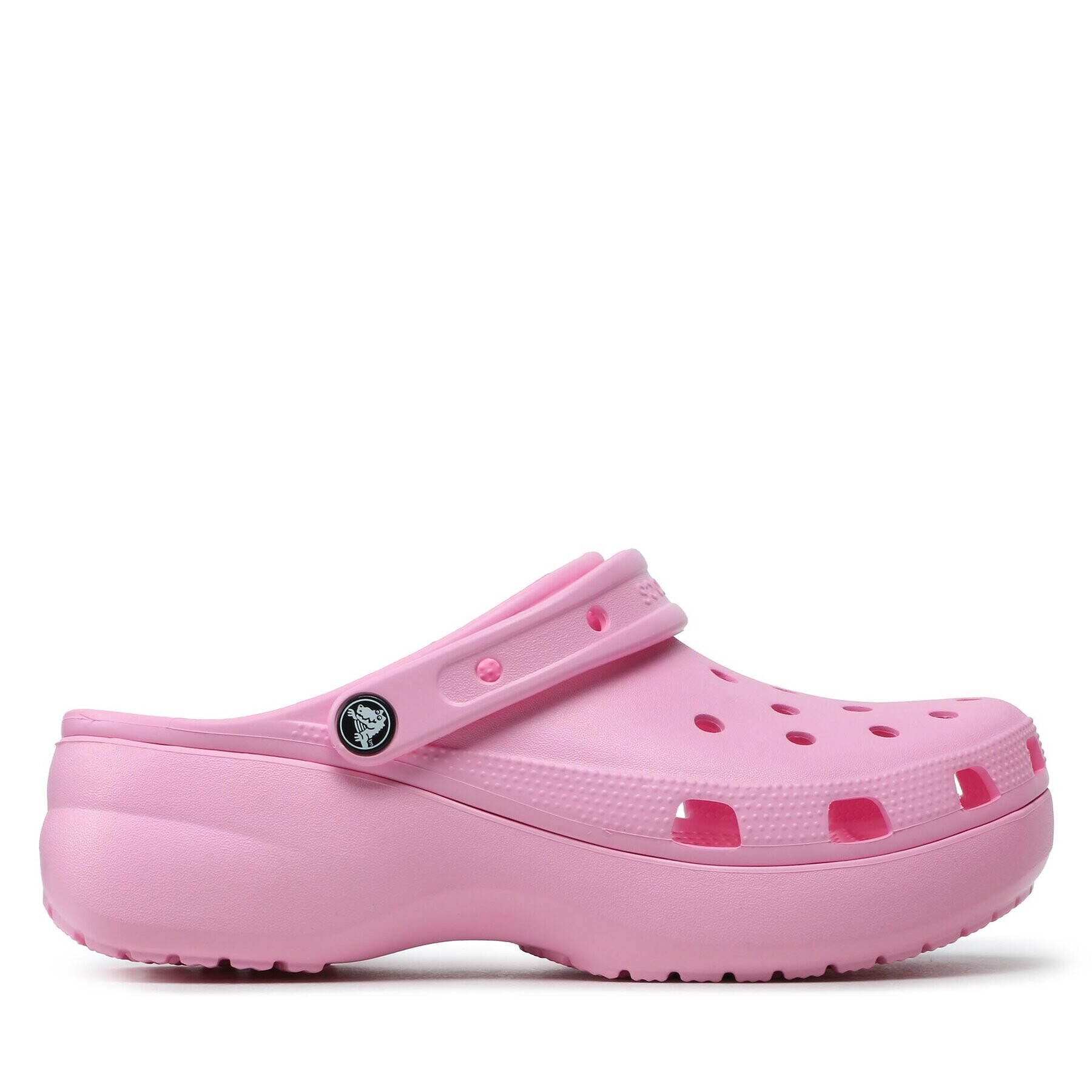 Crocs Șlapi Classic Platform Clog W 206750 Roz - Pled.ro