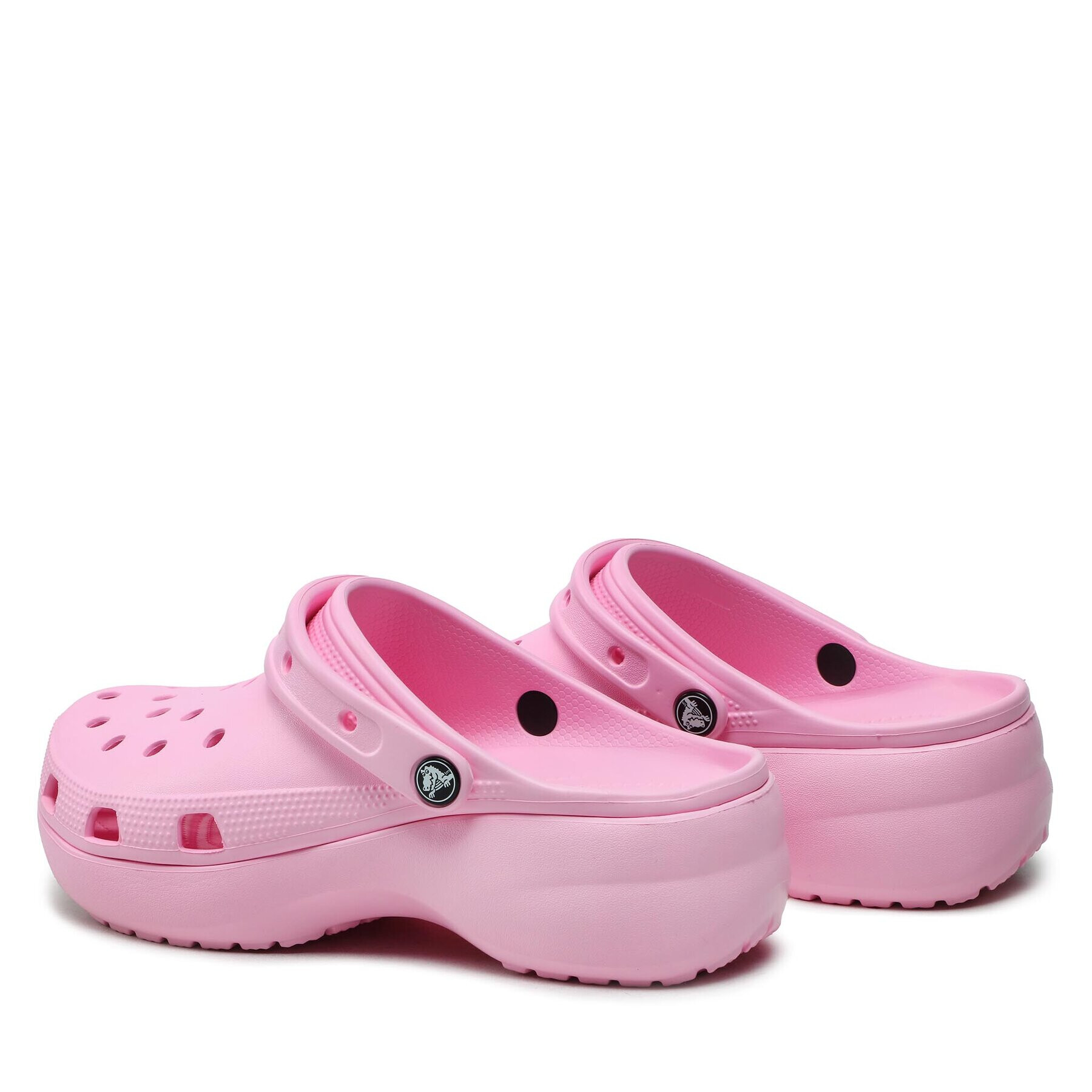 Crocs Șlapi Classic Platform Clog W 206750 Roz - Pled.ro