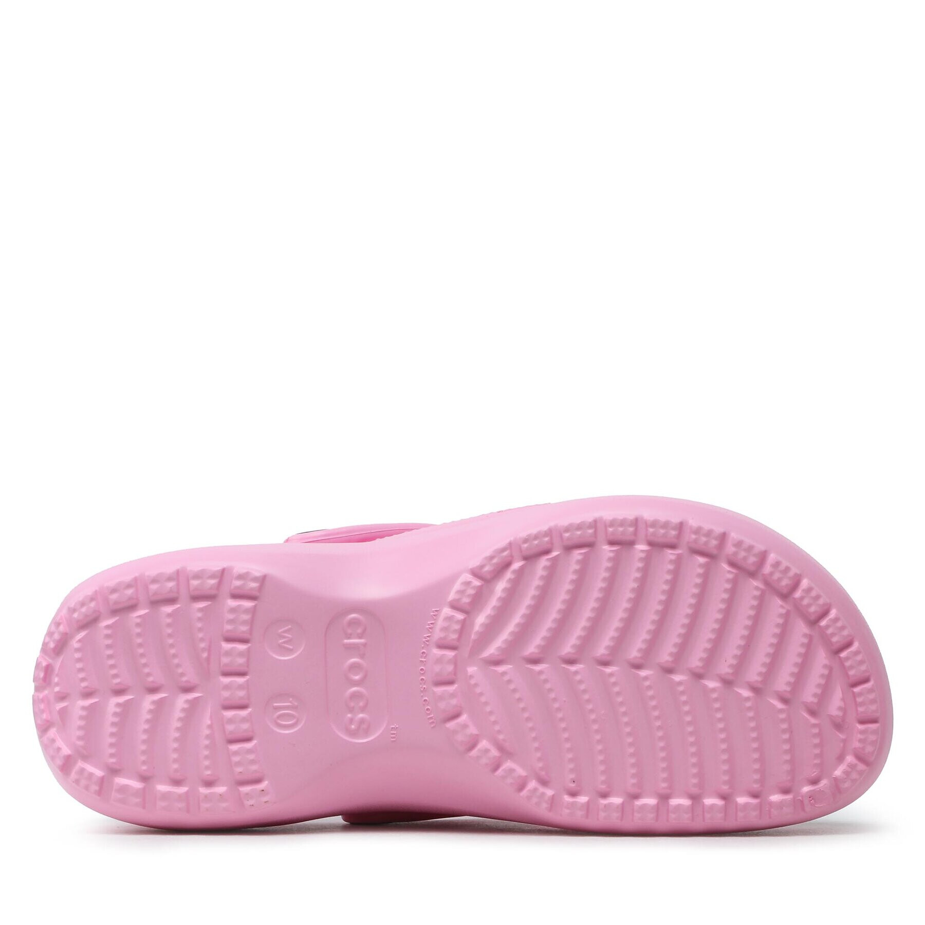 Crocs Șlapi Classic Platform Clog W 206750 Roz - Pled.ro