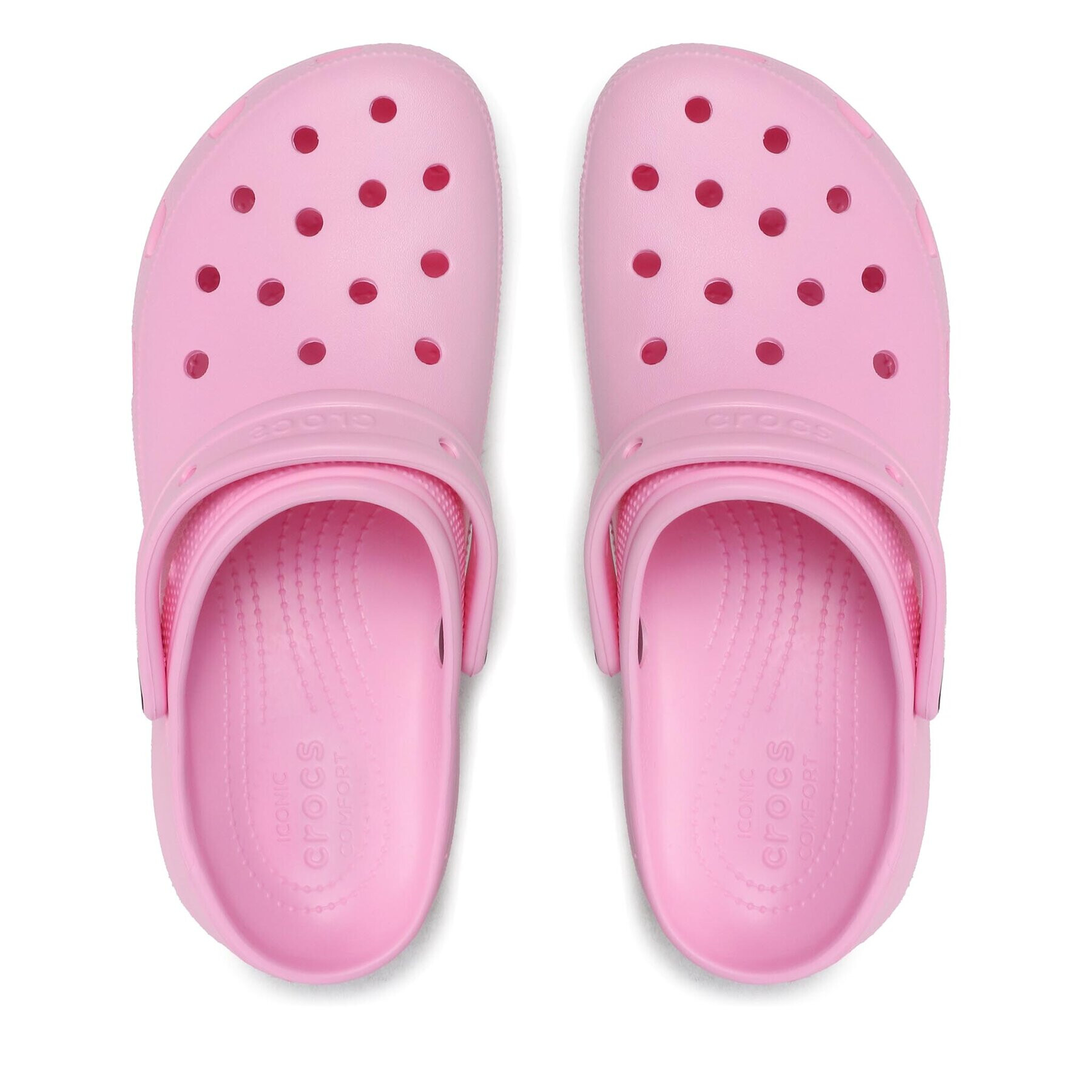 Crocs Șlapi Classic Platform Clog W 206750 Roz - Pled.ro