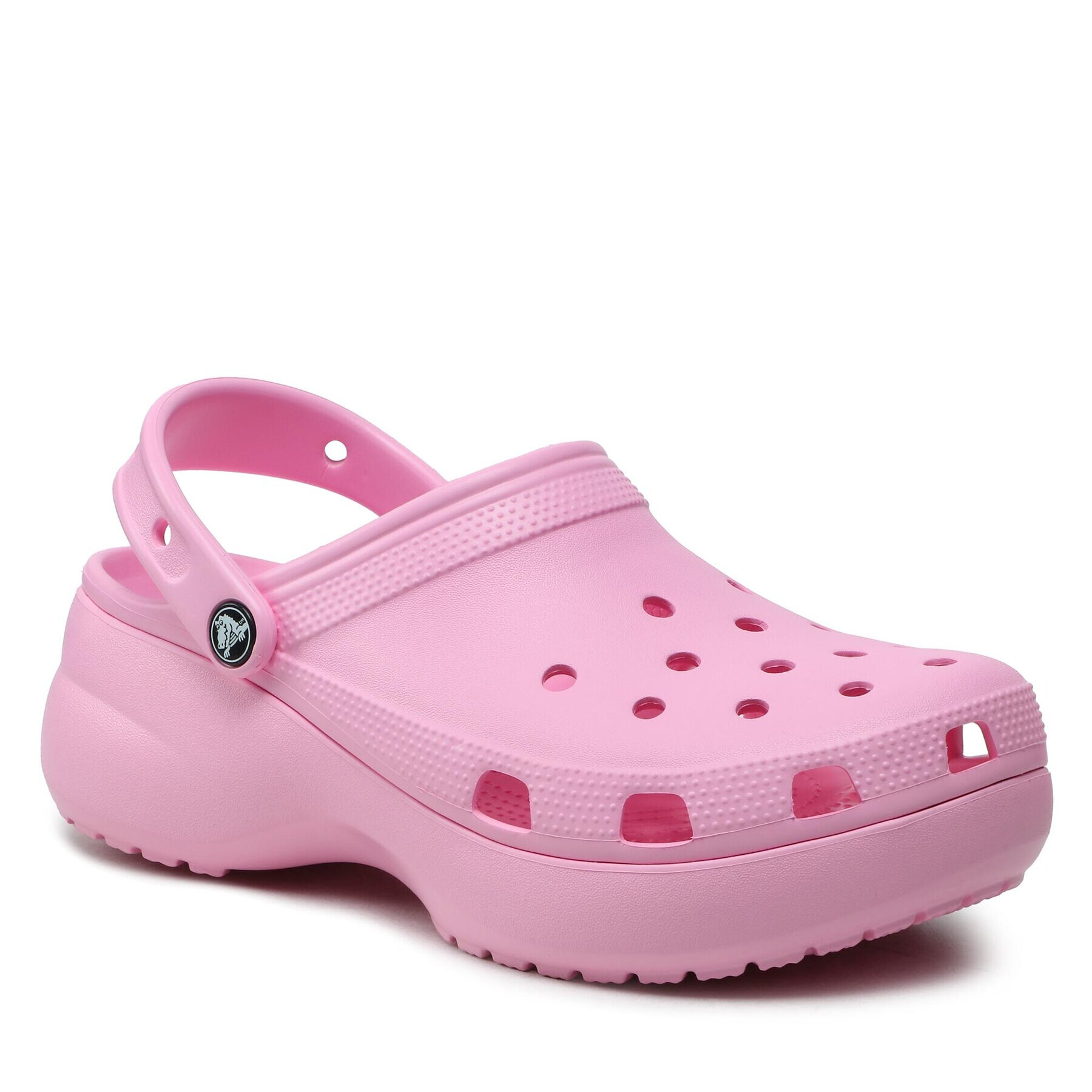 Crocs Șlapi Classic Platform Clog W 206750 Roz - Pled.ro