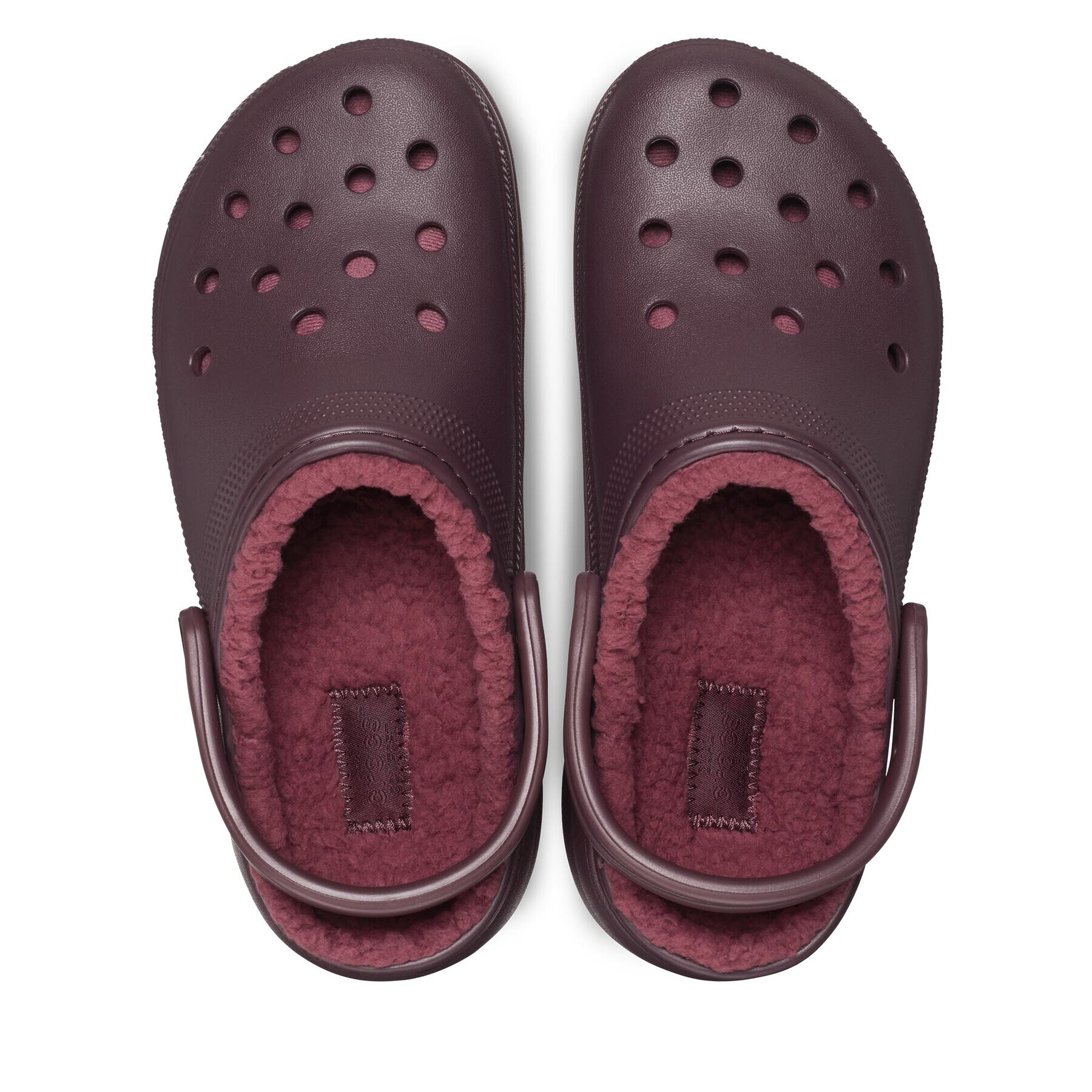 Crocs Șlapi Classic Platform Lined Clog W 207938 Vișiniu - Pled.ro