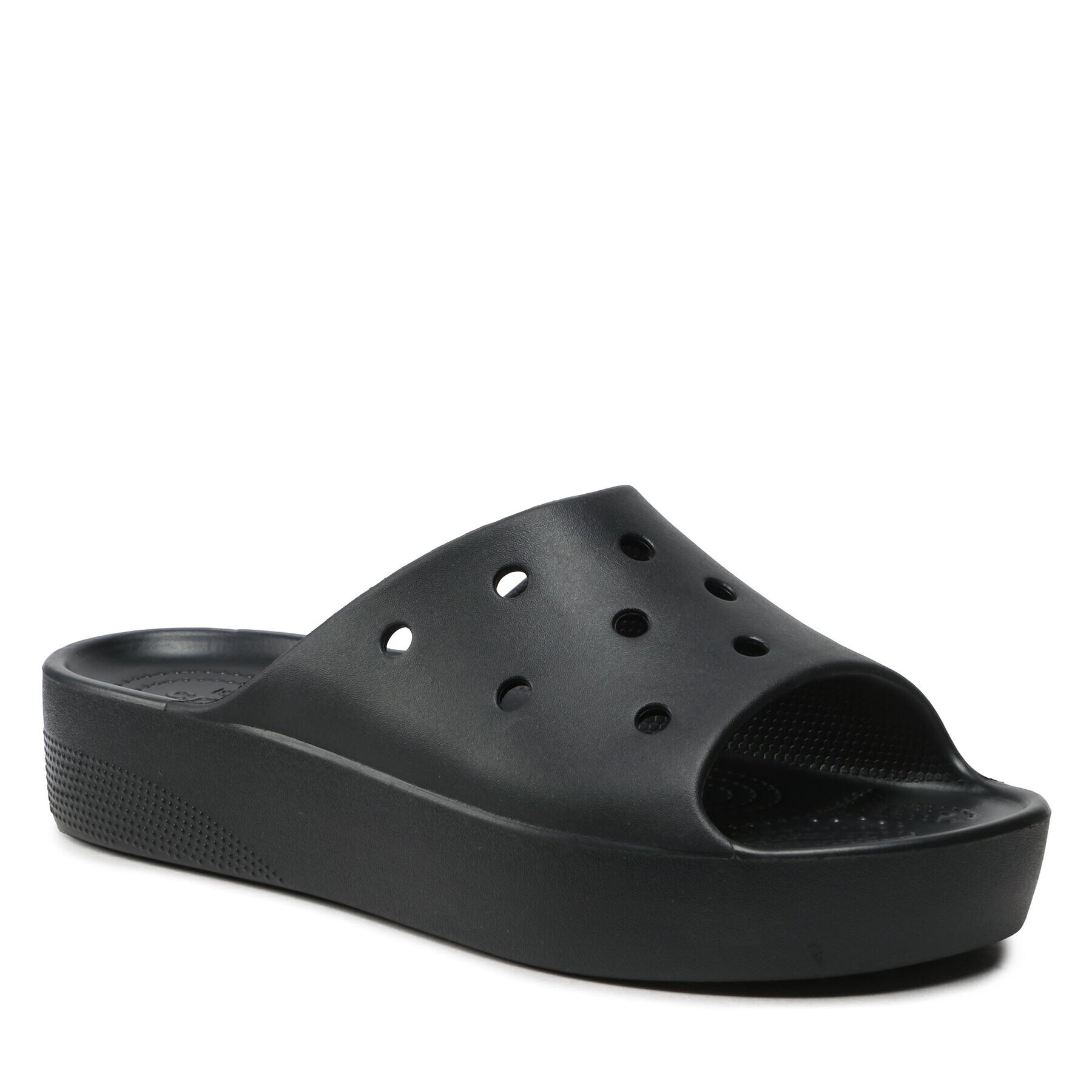 Crocs Șlapi Classic Platform Slide 208180 Negru - Pled.ro