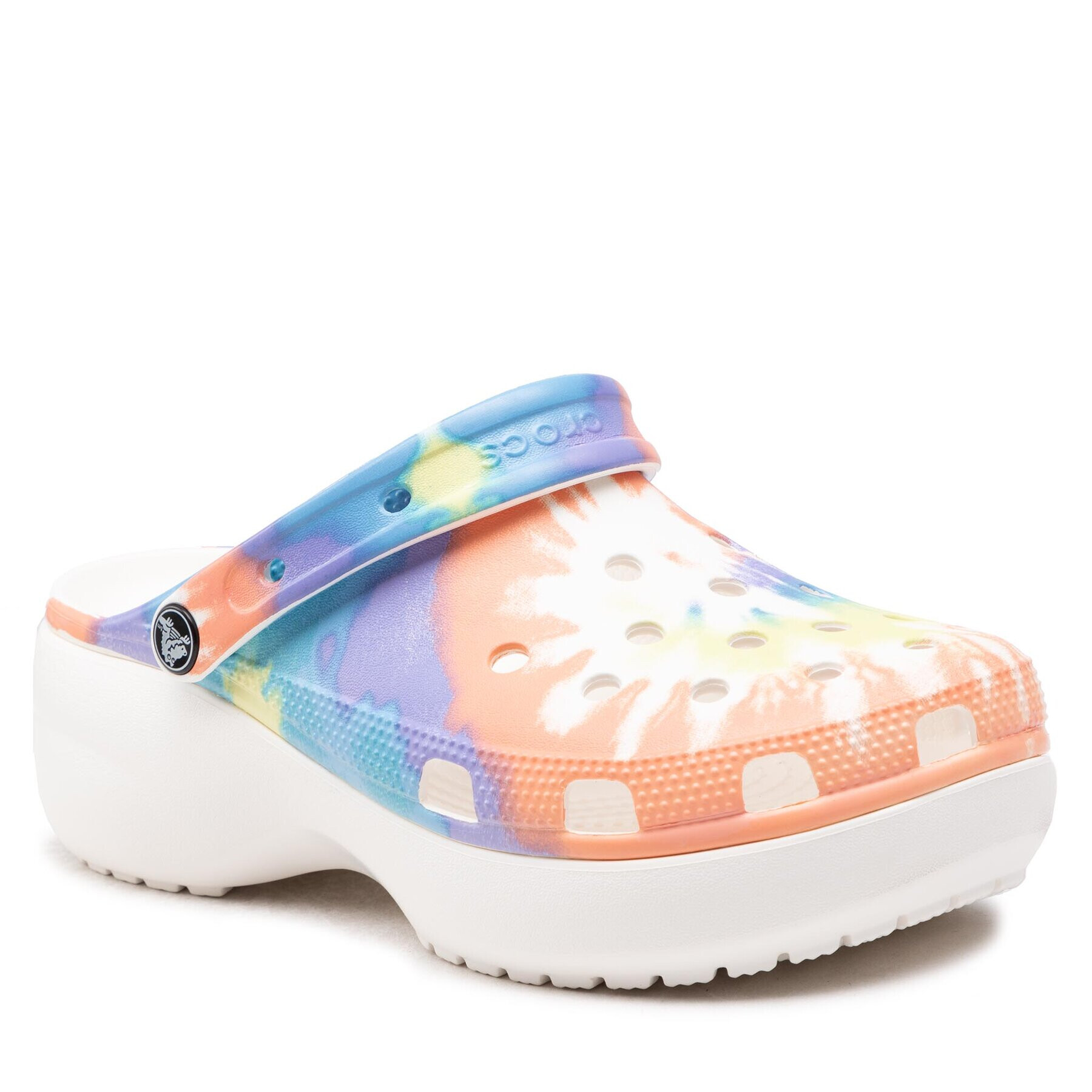 Crocs Șlapi Classic Platform Tiedye Graphclgw 207151 Colorat - Pled.ro