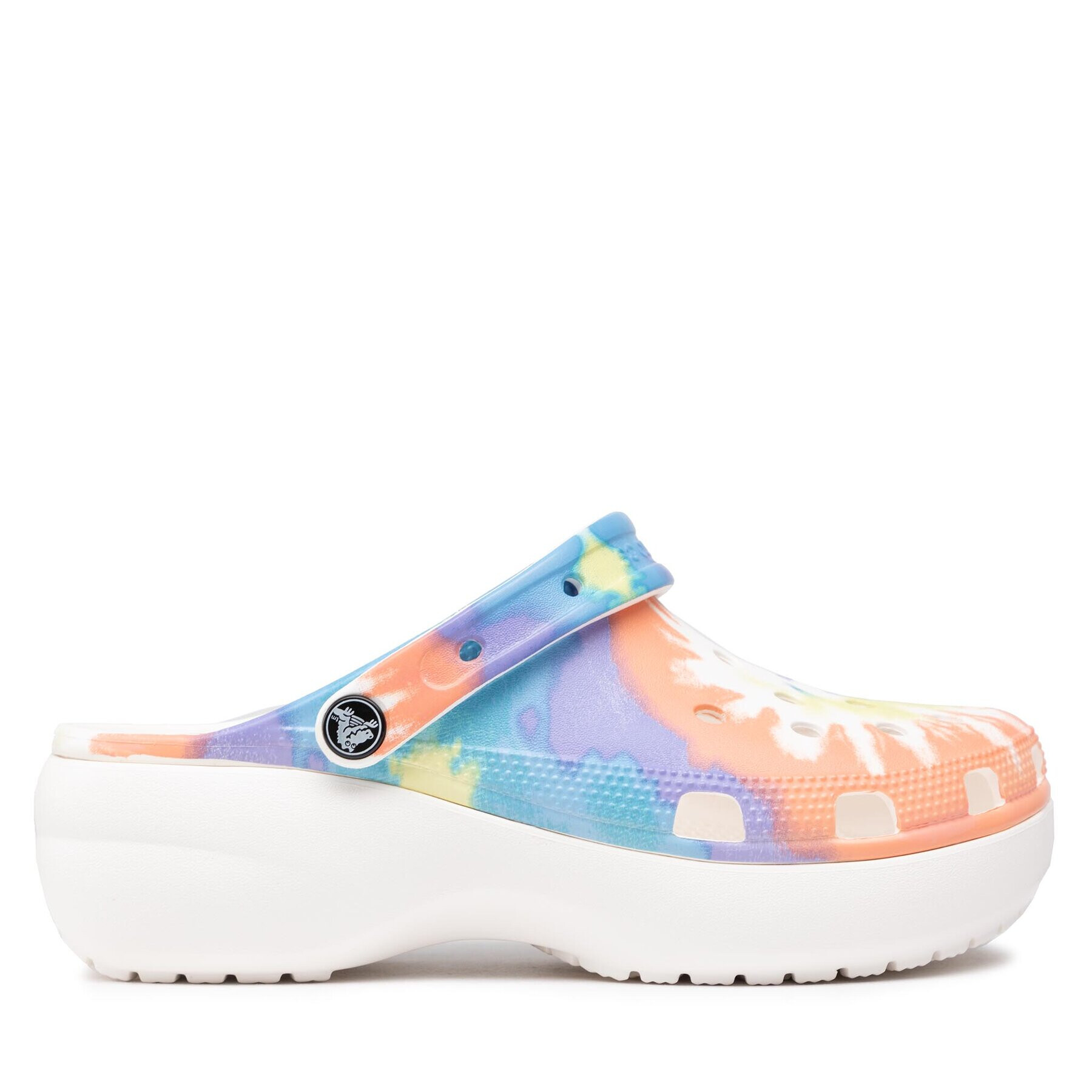 Crocs Șlapi Classic Platform Tiedye Graphclgw 207151 Colorat - Pled.ro