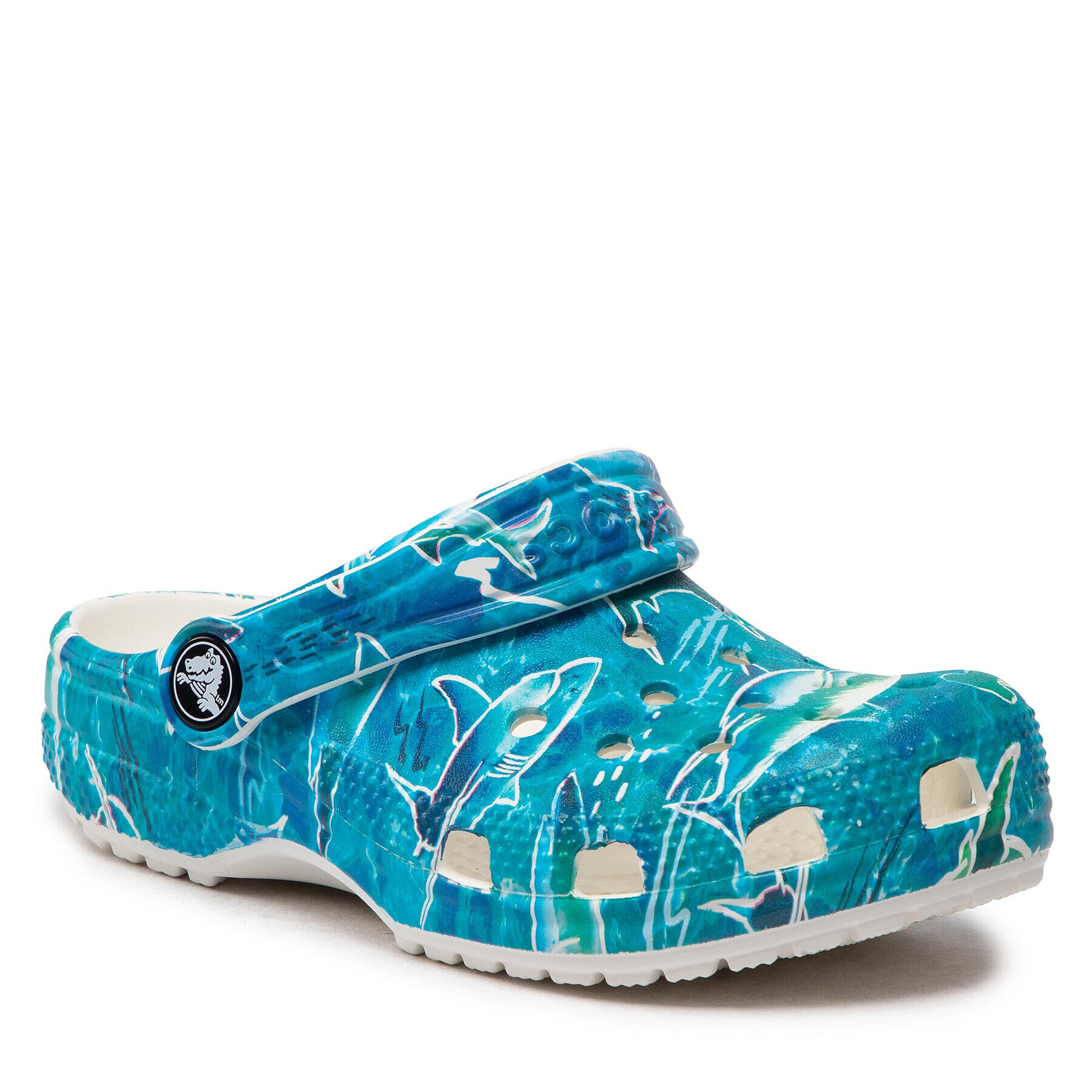 Crocs Șlapi Classic Pool Party Clog K 207826 Albastru - Pled.ro