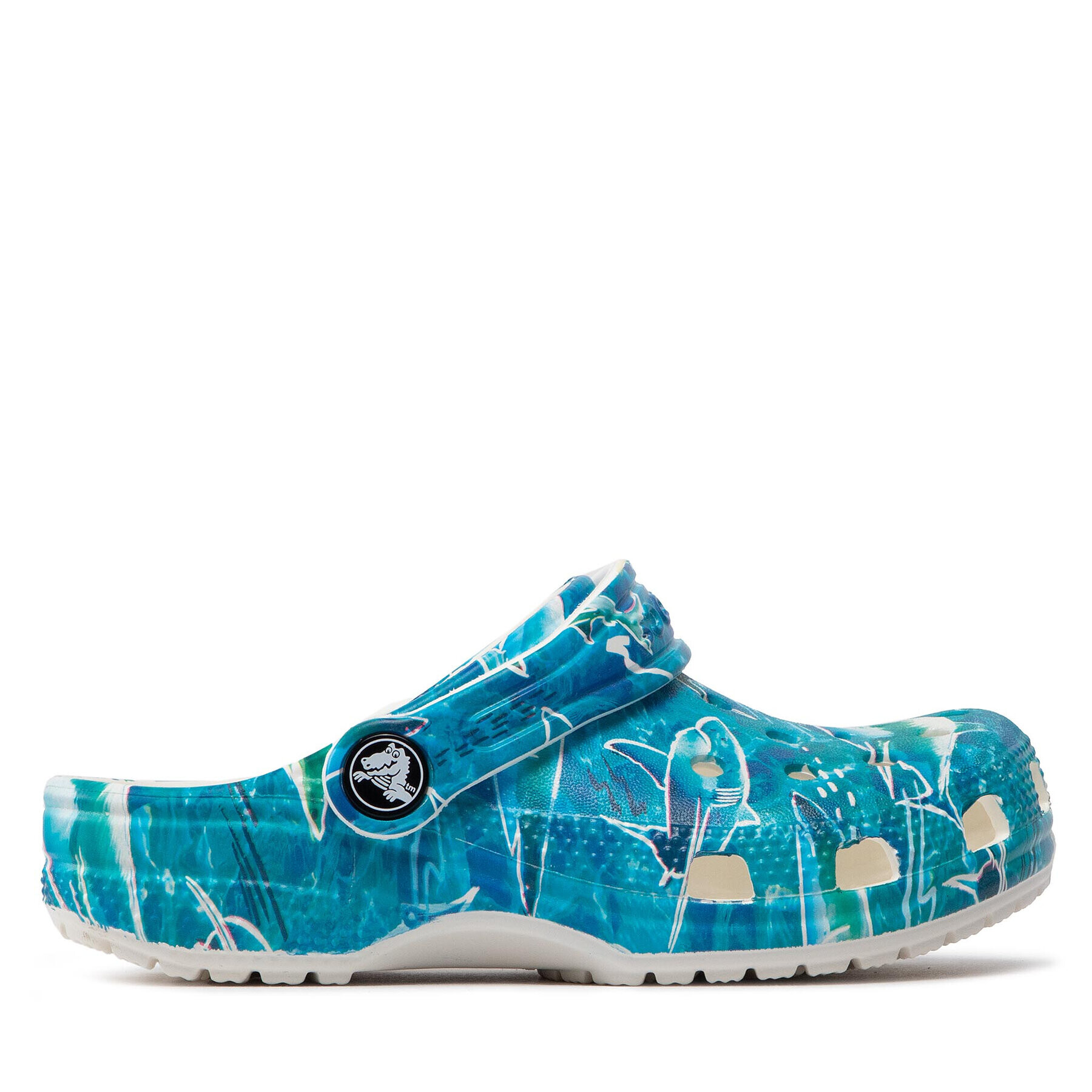 Crocs Șlapi Classic Pool Party Clog K 207826 Albastru - Pled.ro