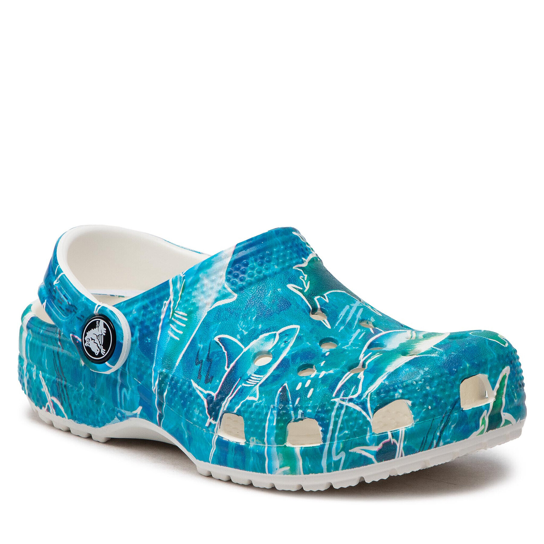 Crocs Șlapi Classic Pool Party Clog K 207826 Albastru - Pled.ro