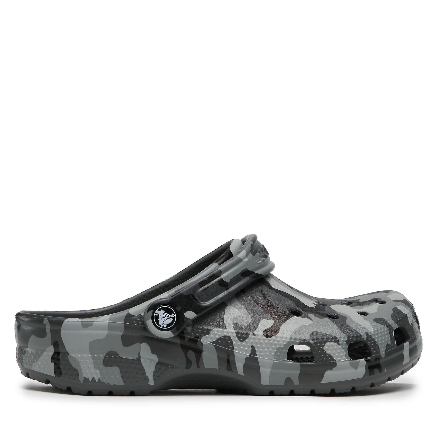 Crocs Șlapi Classic Printed Camo Clog 206454 Gri - Pled.ro