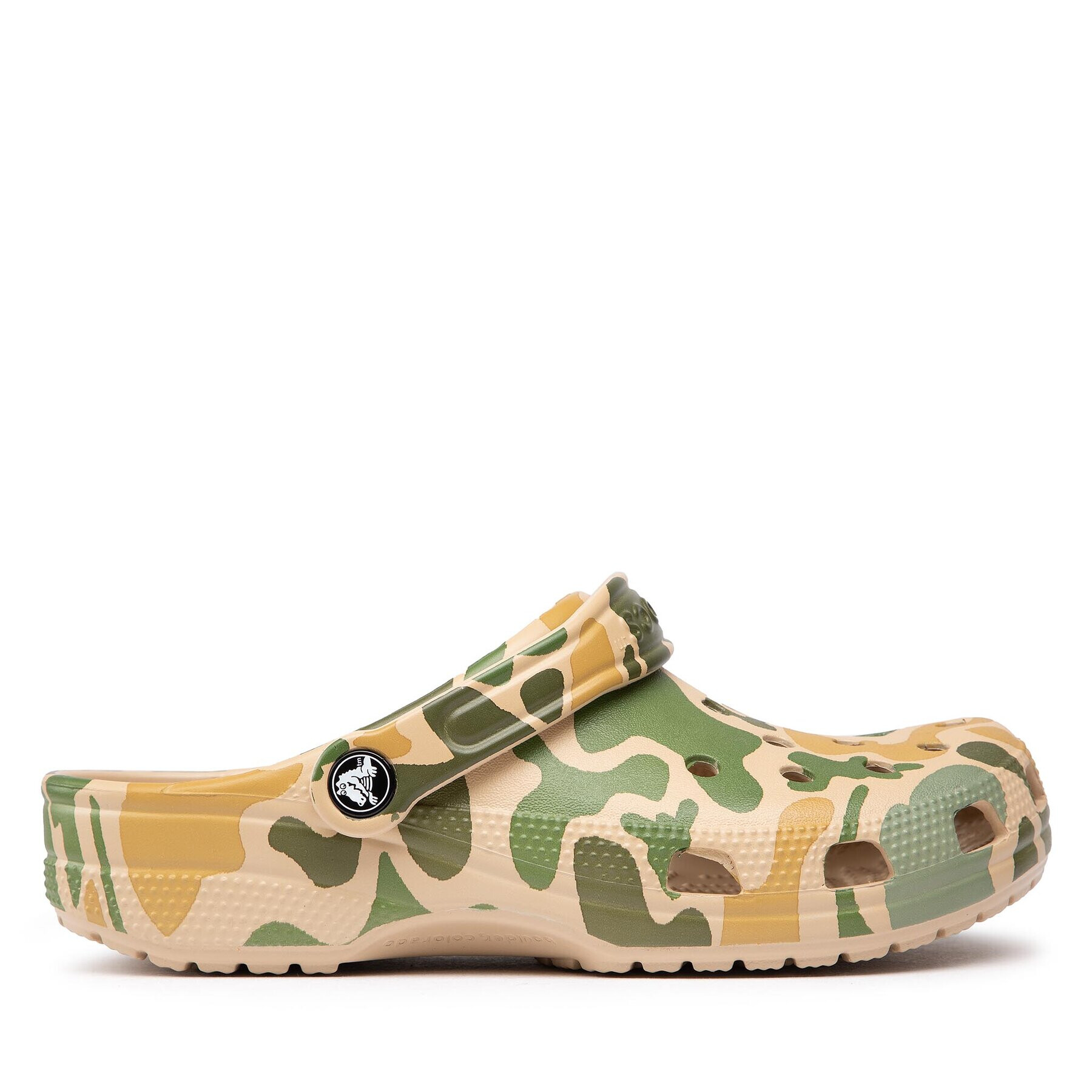 Crocs Șlapi Classic Printed Camo Clog 206454 Verde - Pled.ro