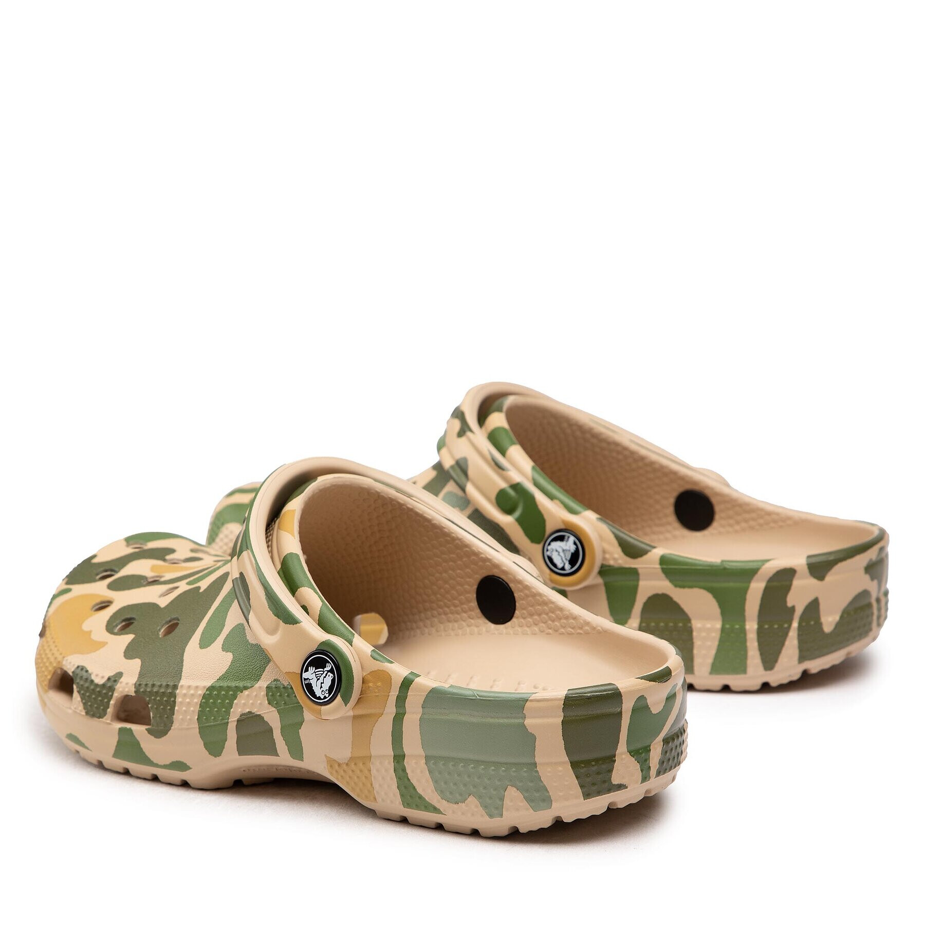 Crocs Șlapi Classic Printed Camo Clog 206454 Verde - Pled.ro