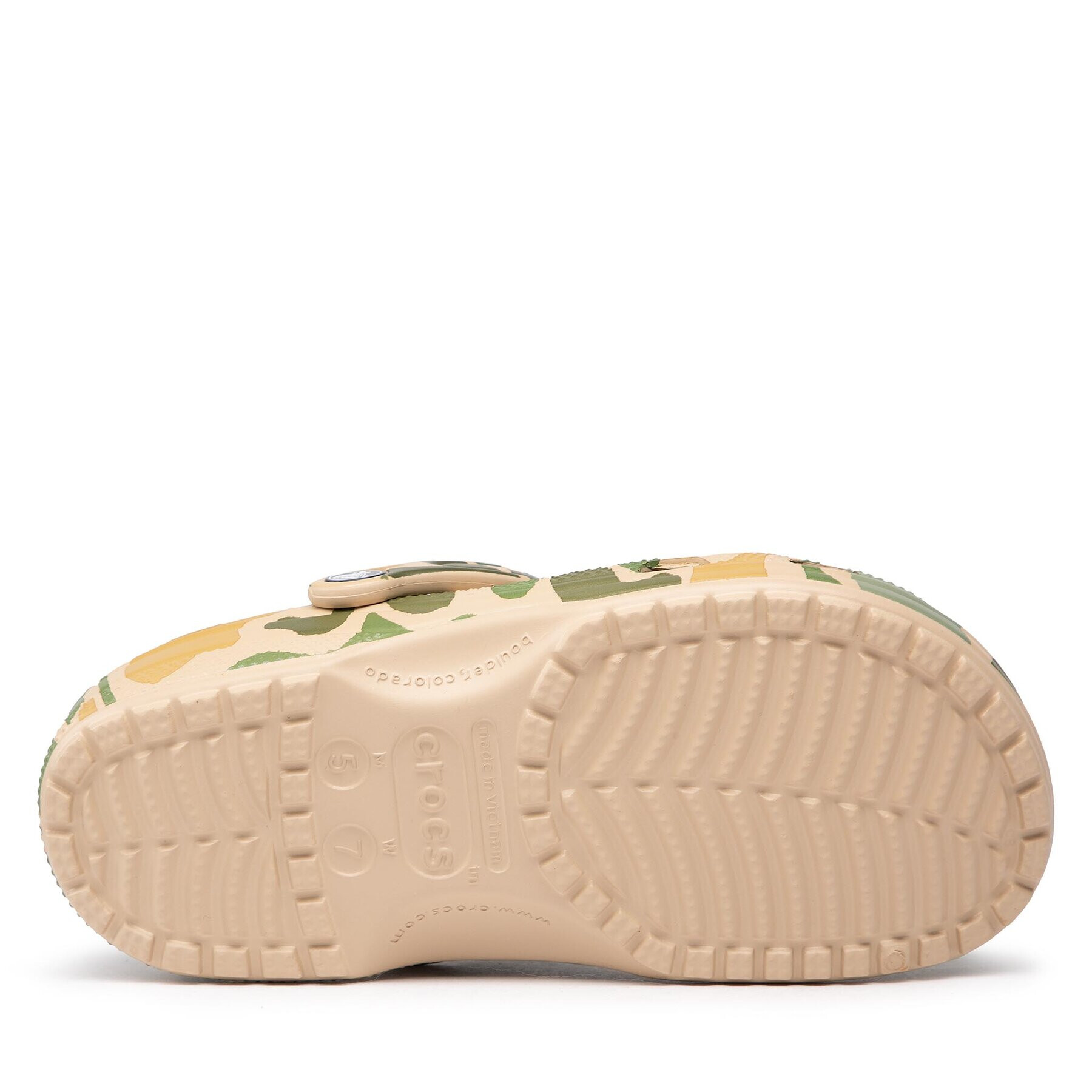 Crocs Șlapi Classic Printed Camo Clog 206454 Verde - Pled.ro