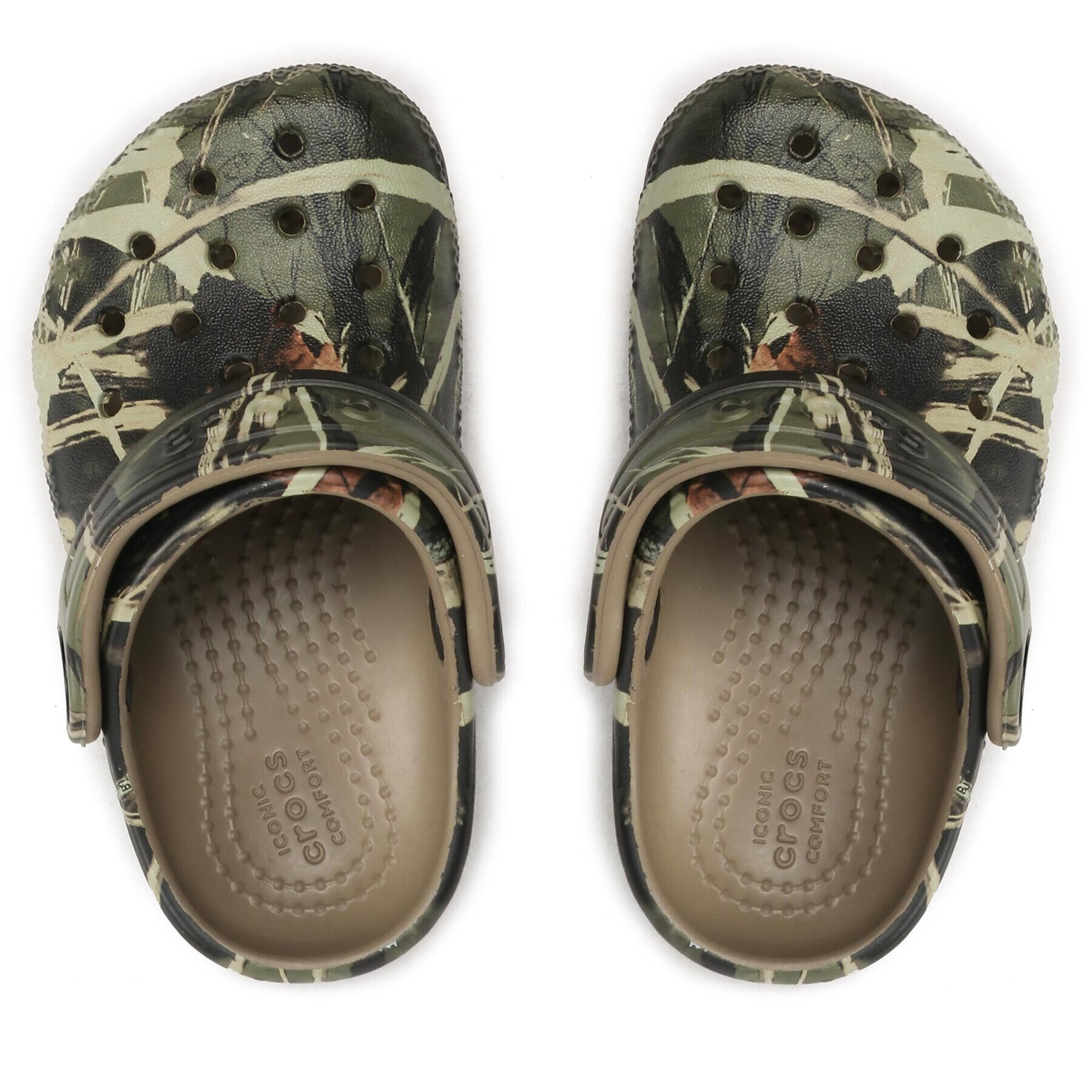 Crocs Șlapi Classic Realtree Clog T 207092 Kaki - Pled.ro