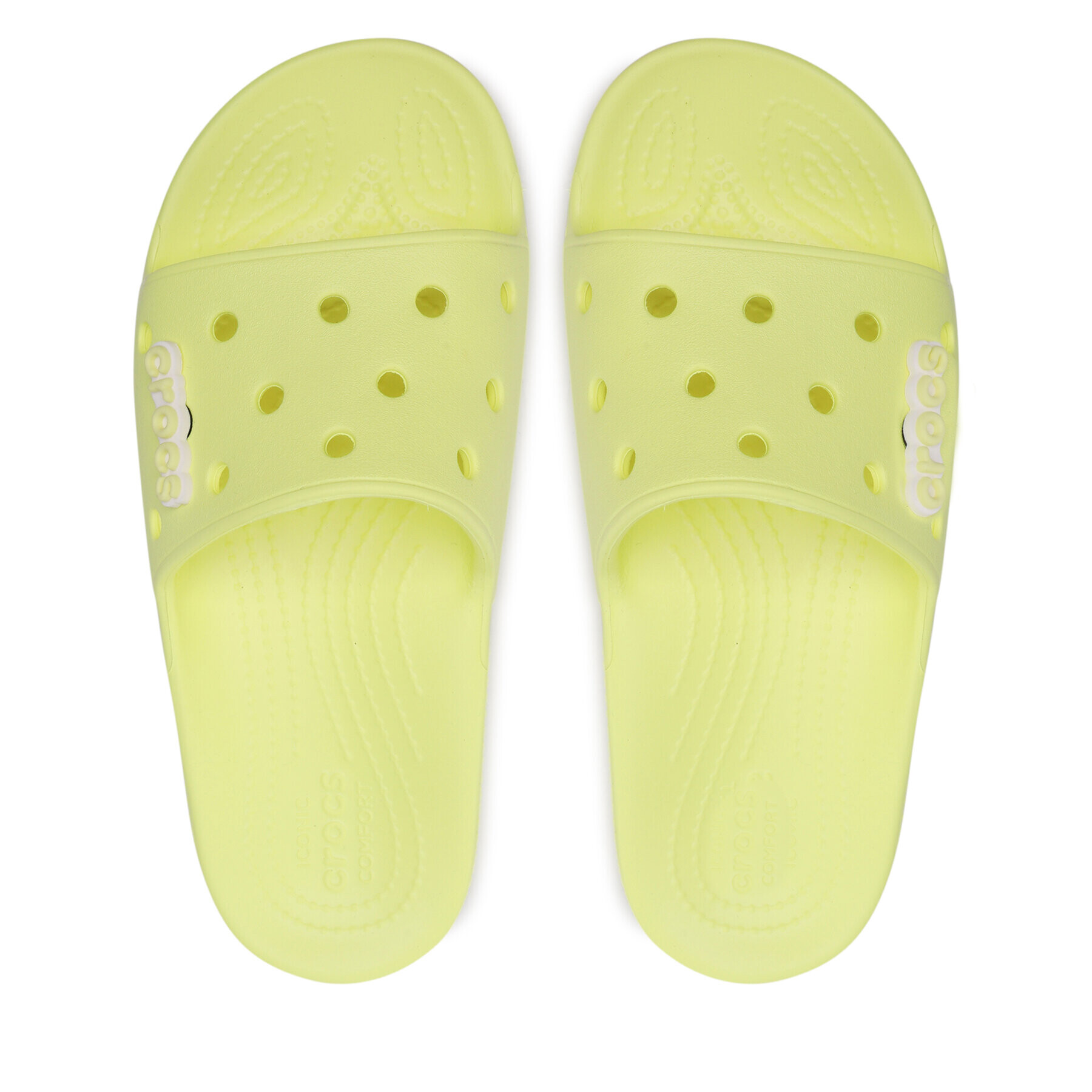 Crocs Șlapi Classic Slide 206121 Galben - Pled.ro