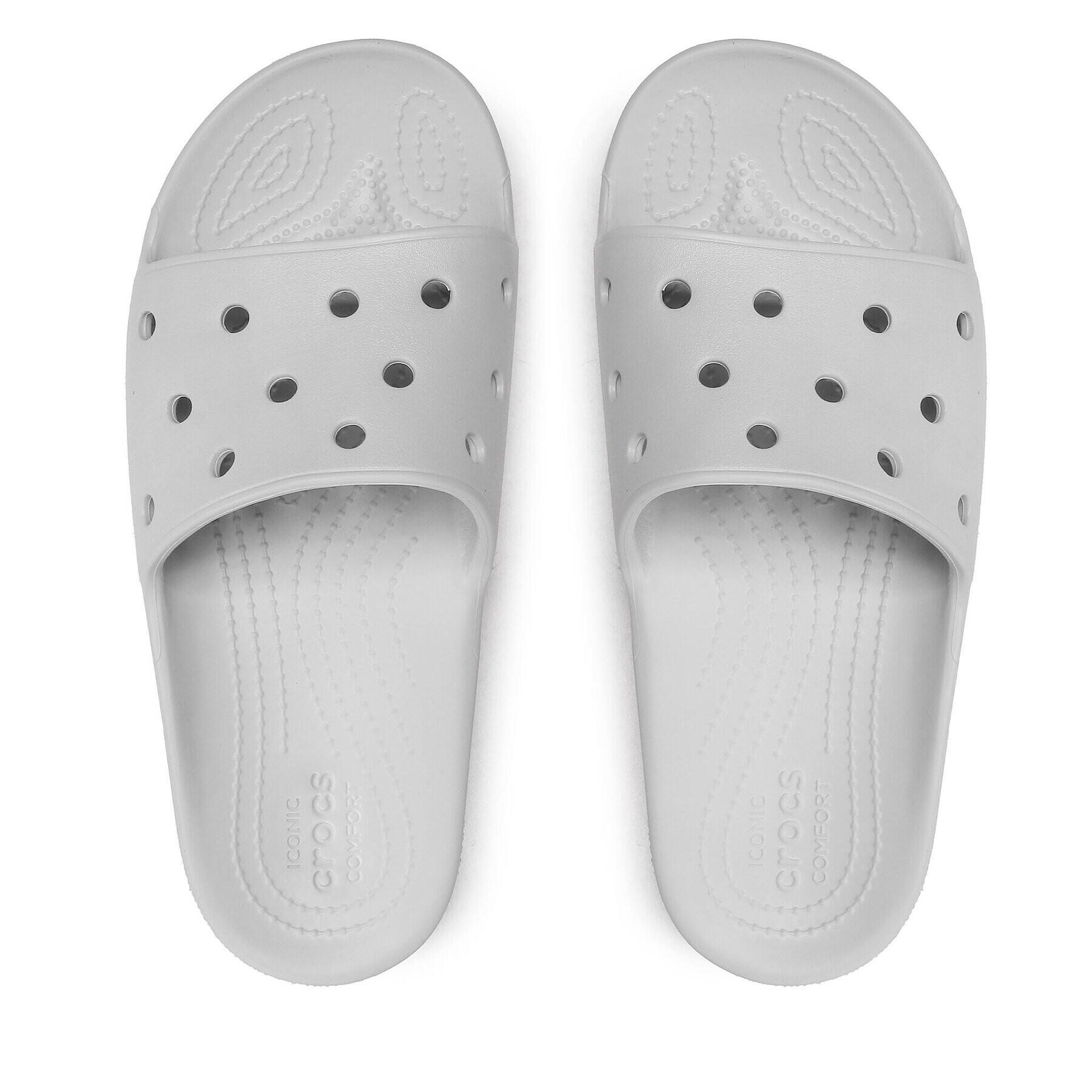 Crocs Șlapi Classic Slide 206121 Gri - Pled.ro