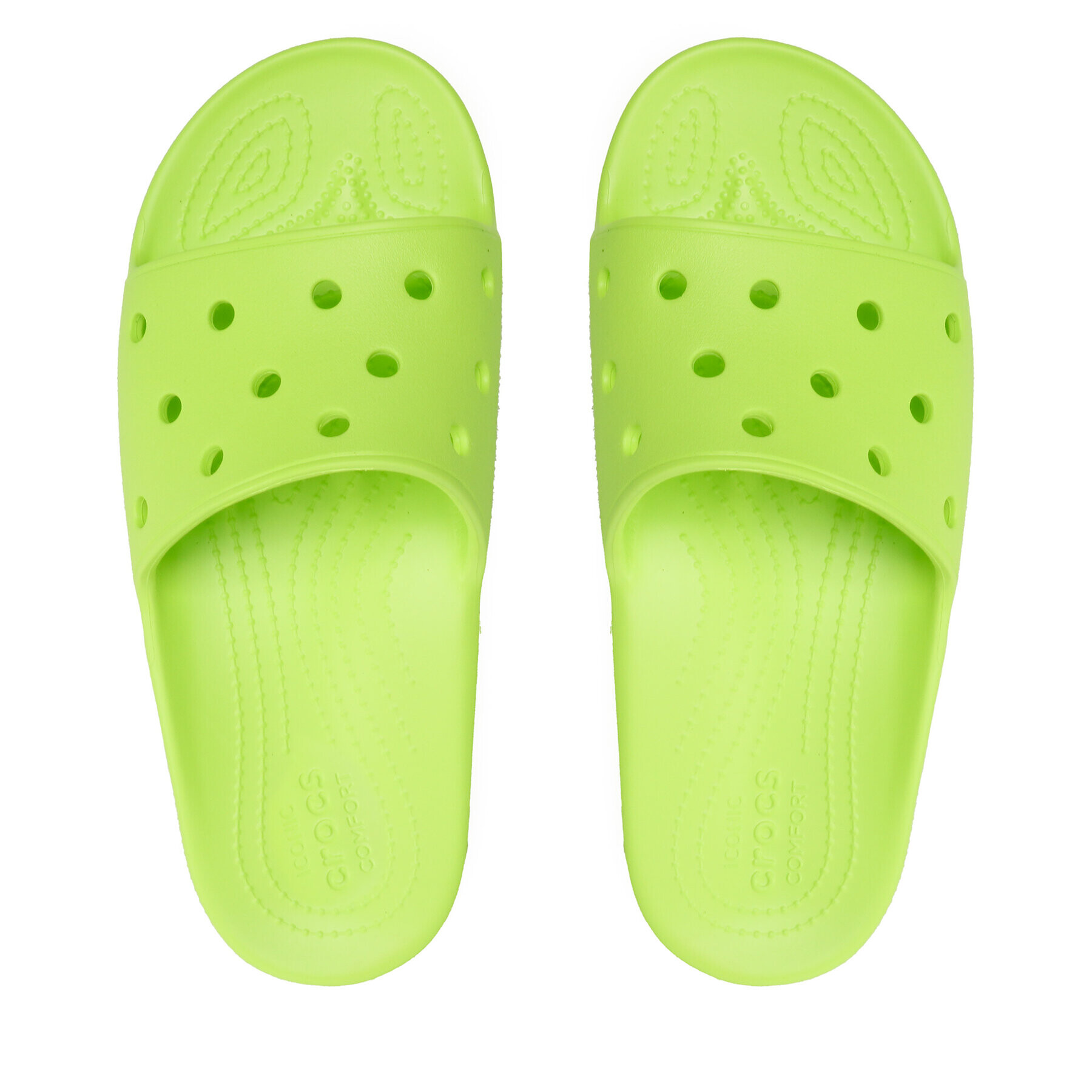 Crocs Șlapi Classic Slide 206121 Verde - Pled.ro