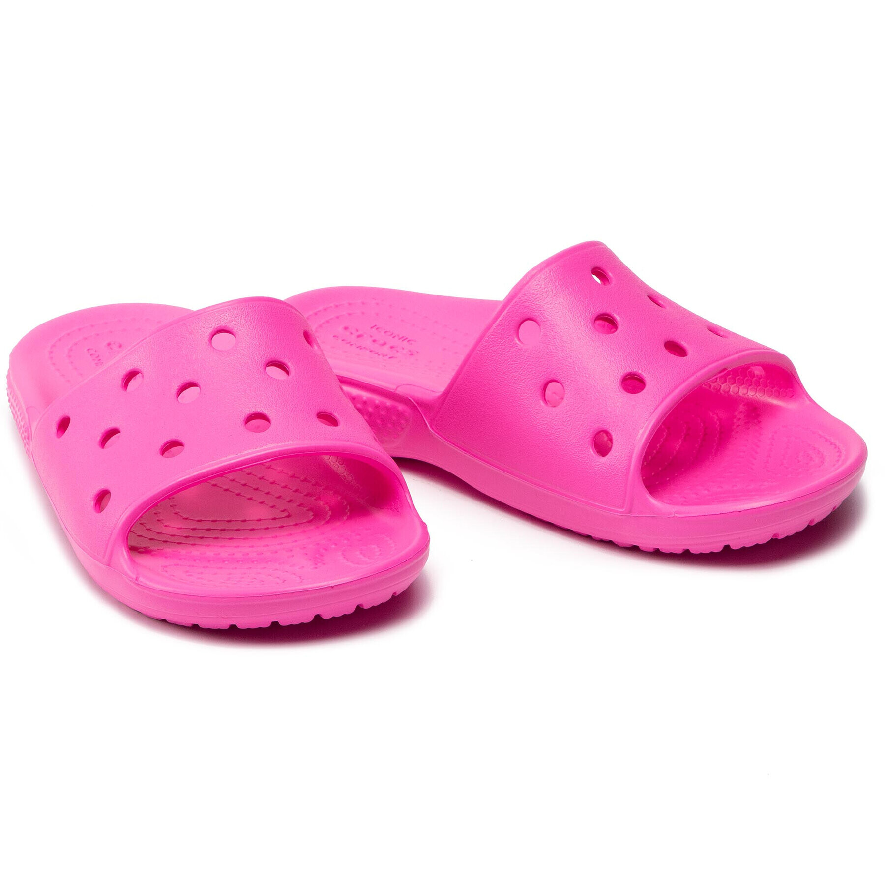 Crocs Șlapi Classic Slide 206396 Roz - Pled.ro