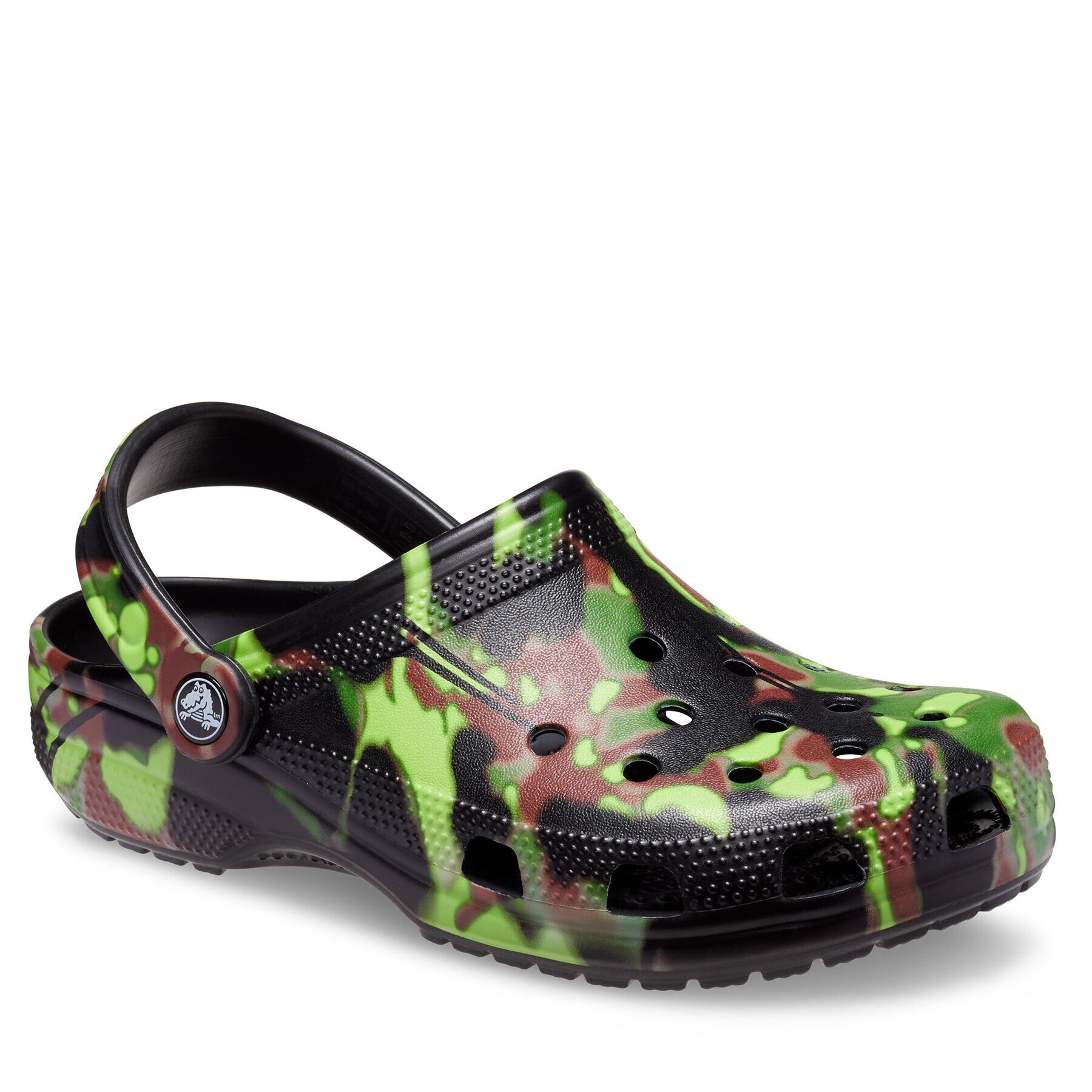 Crocs Șlapi Classic Spray Camo Clog 208261 Negru - Pled.ro