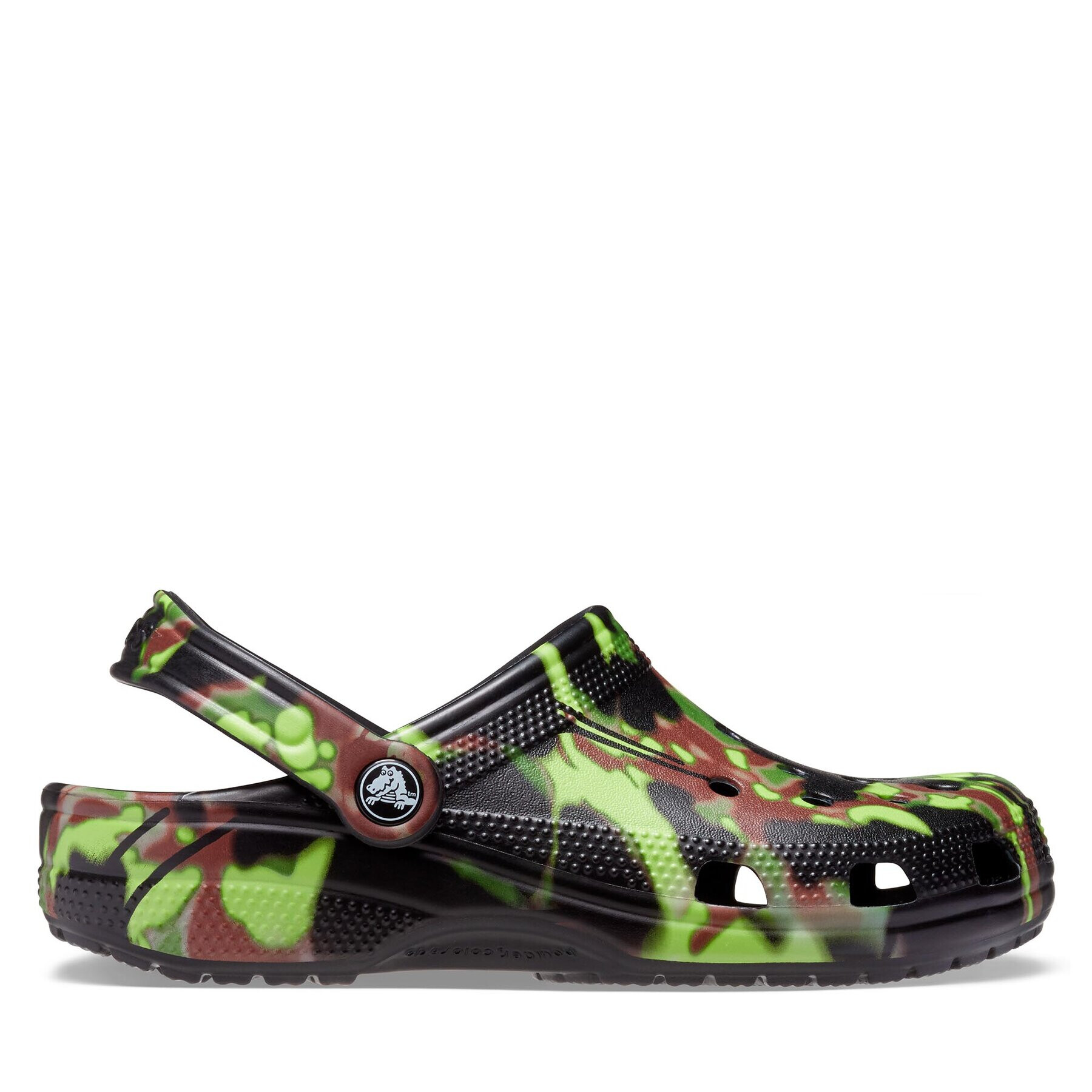 Crocs Șlapi Classic Spray Camo Clog 208261 Negru - Pled.ro