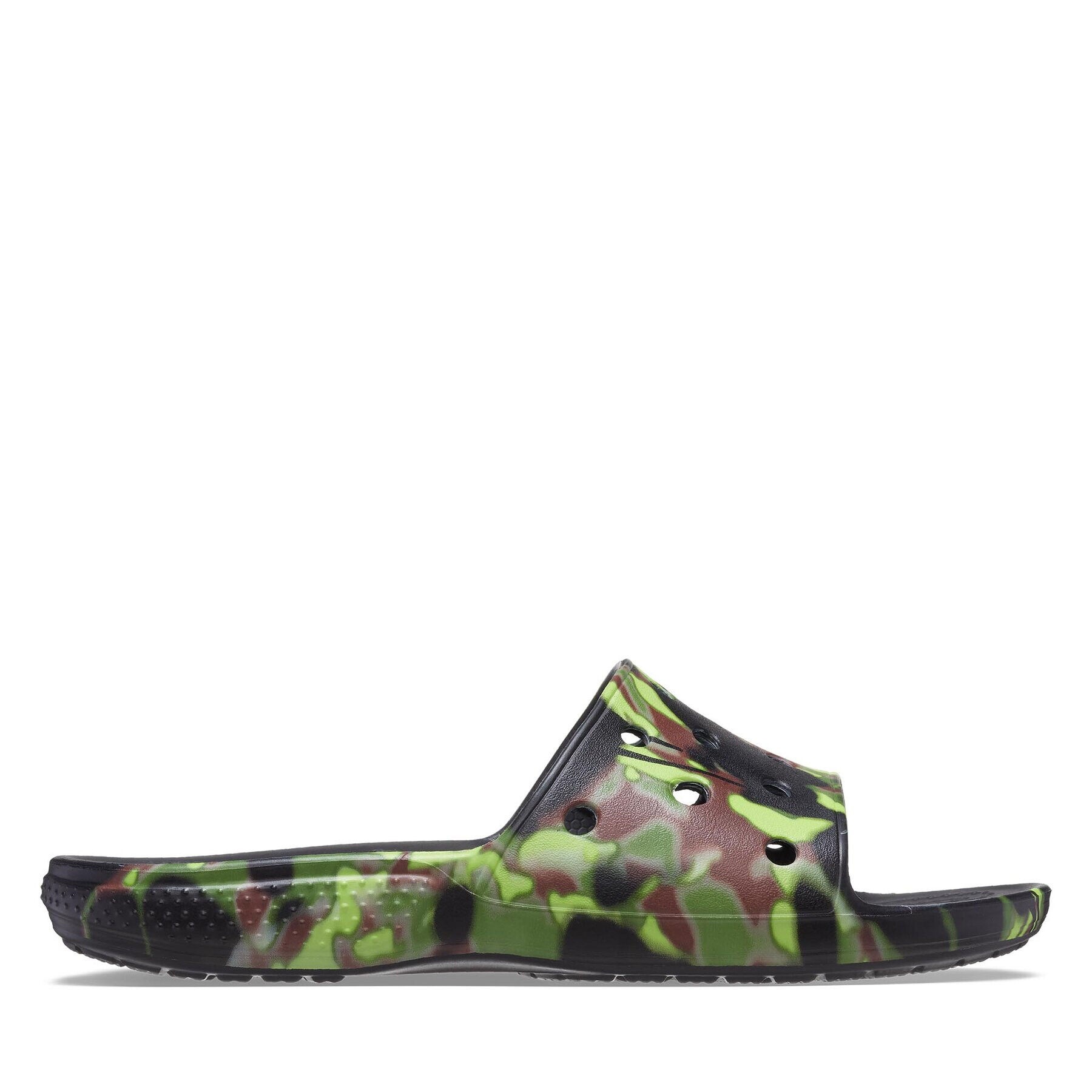 Crocs Șlapi Classic Spray Camo Slide 208252 Negru - Pled.ro