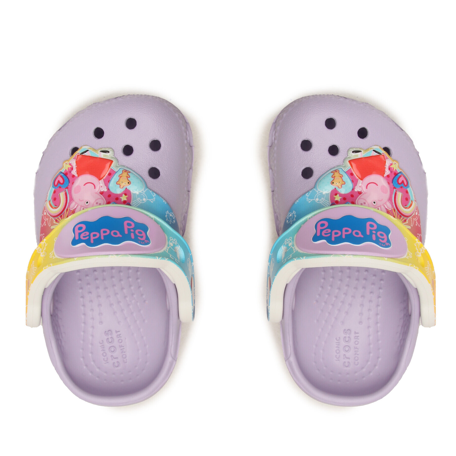 Crocs Șlapi Cls Fl Iam Peppa Pig Cgt 207915 Violet - Pled.ro