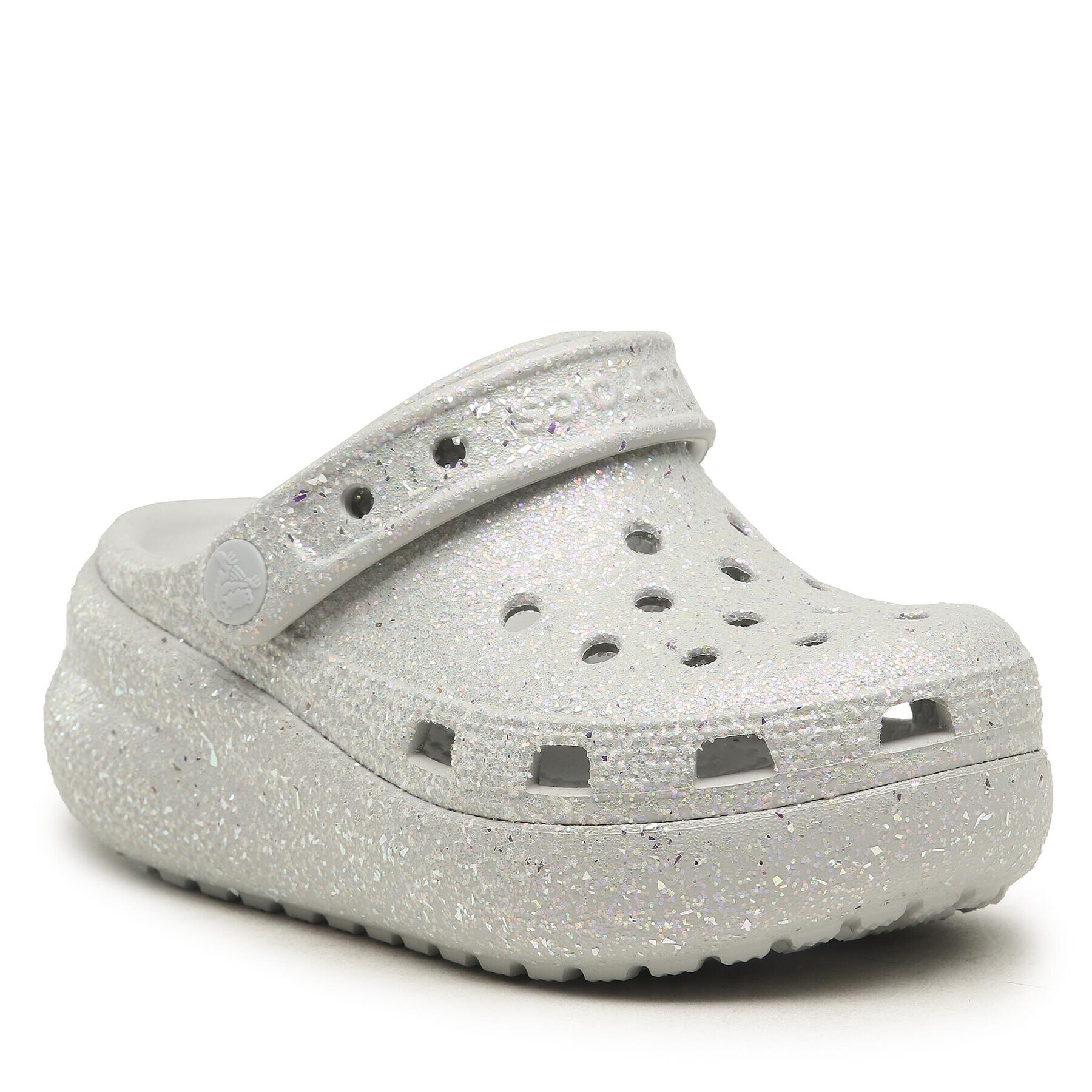 Crocs Șlapi Cls Glitter Cutie Cgk 207834 Gri - Pled.ro