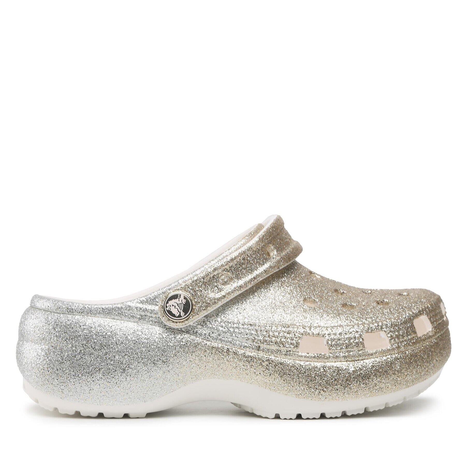 Crocs Șlapi Clscplatform Ombreglitterclogw 207933 Auriu - Pled.ro