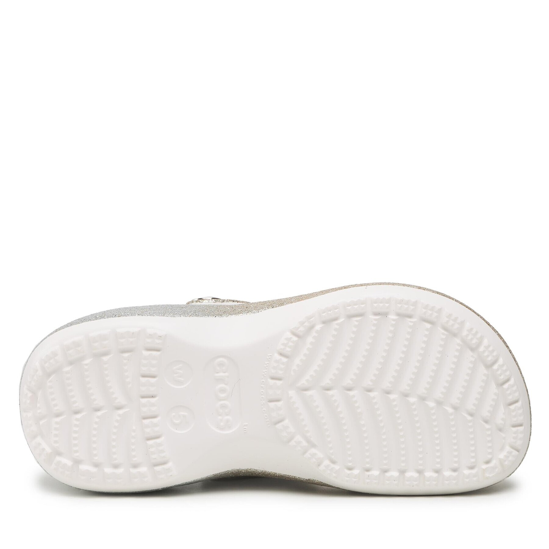 Crocs Șlapi Clscplatform Ombreglitterclogw 207933 Auriu - Pled.ro