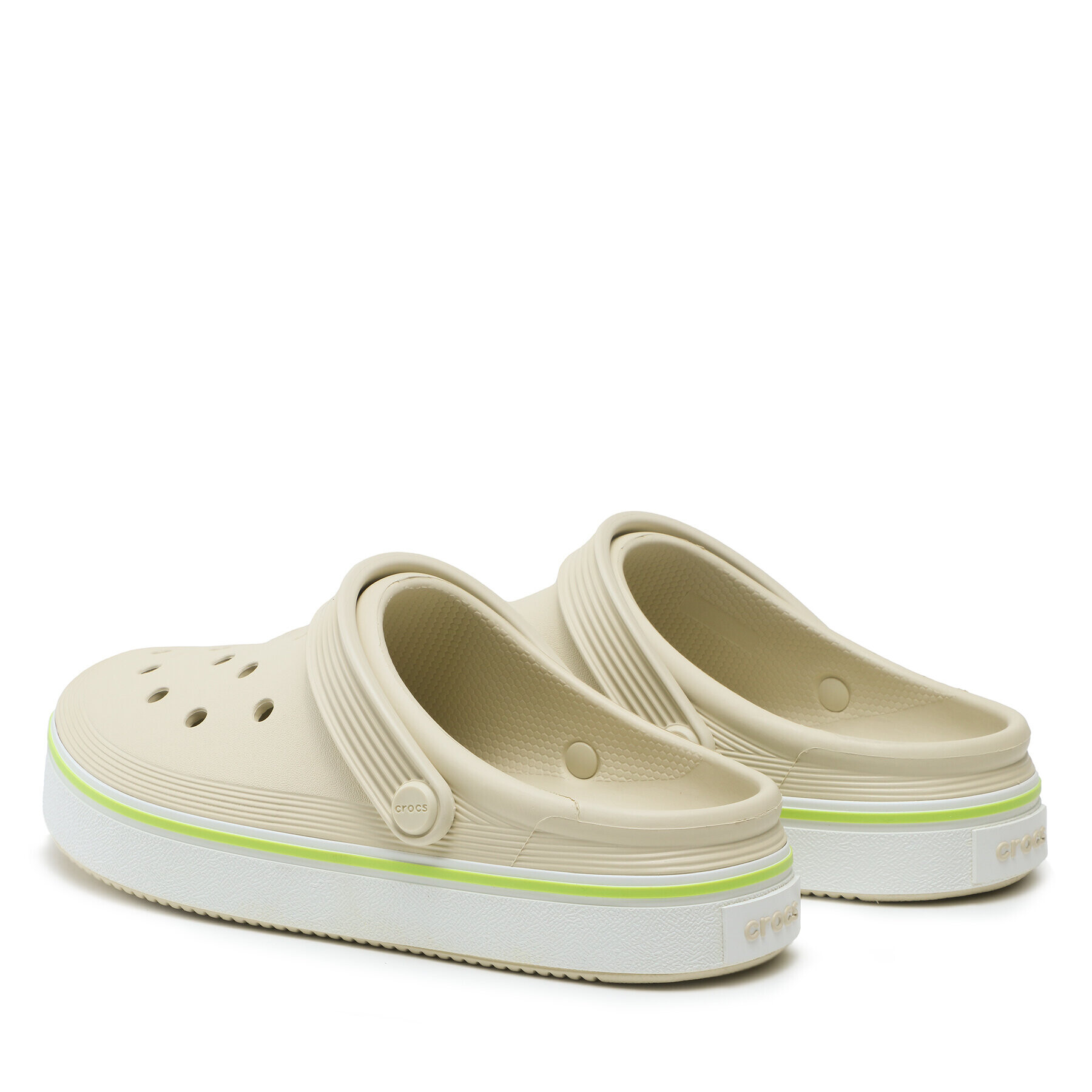 Crocs Șlapi Crocband Clean Clog 208371 Bej - Pled.ro