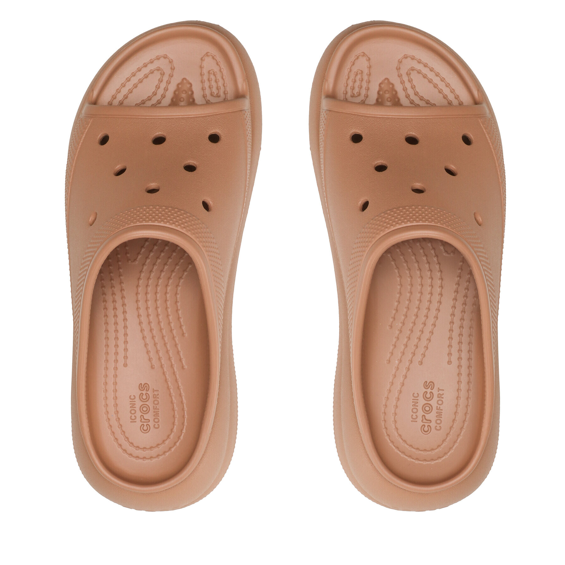 Crocs Șlapi Crocband Clean Clog 208371 Bej - Pled.ro