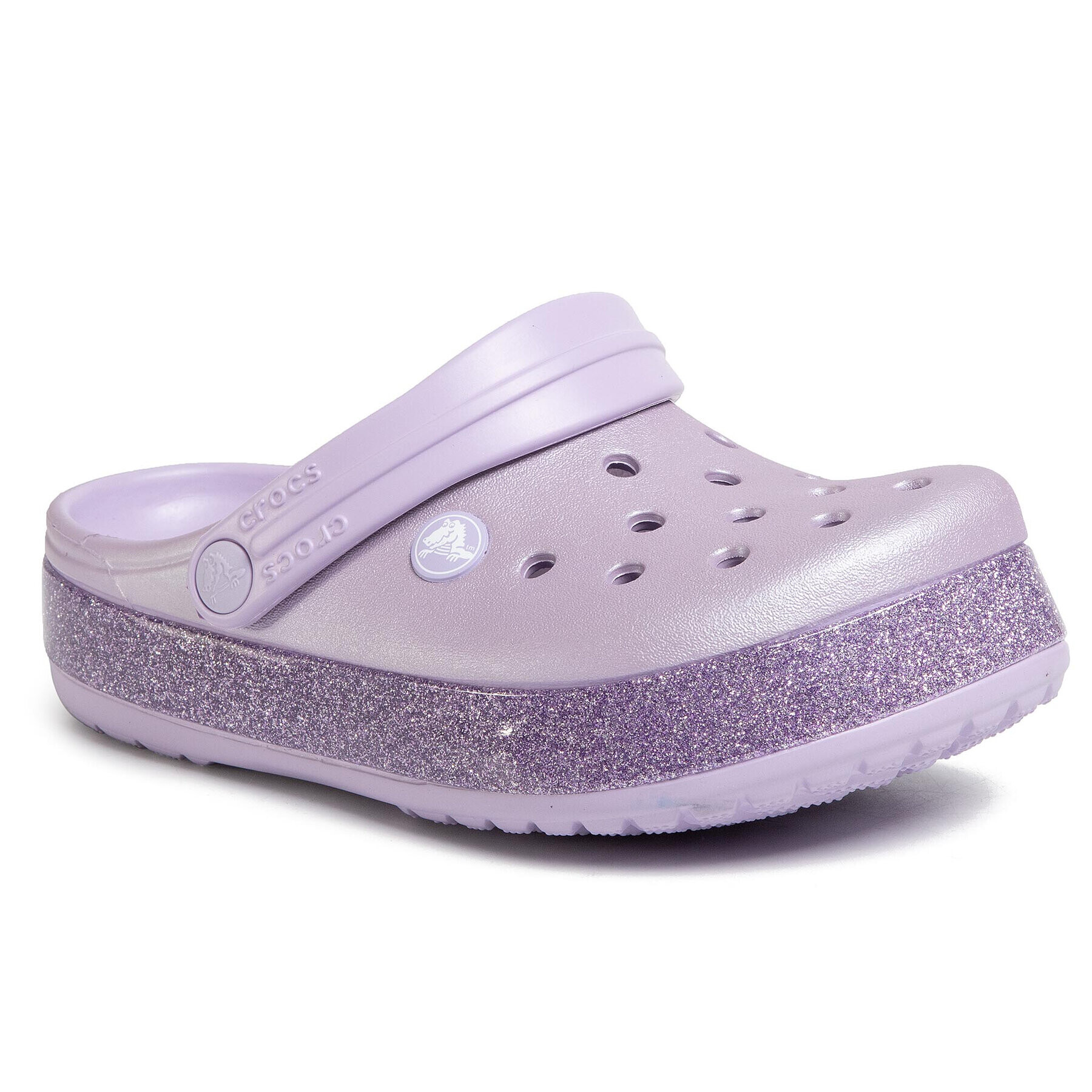 Crocs Șlapi Crocband Glitter Clog K 205936 Violet - Pled.ro