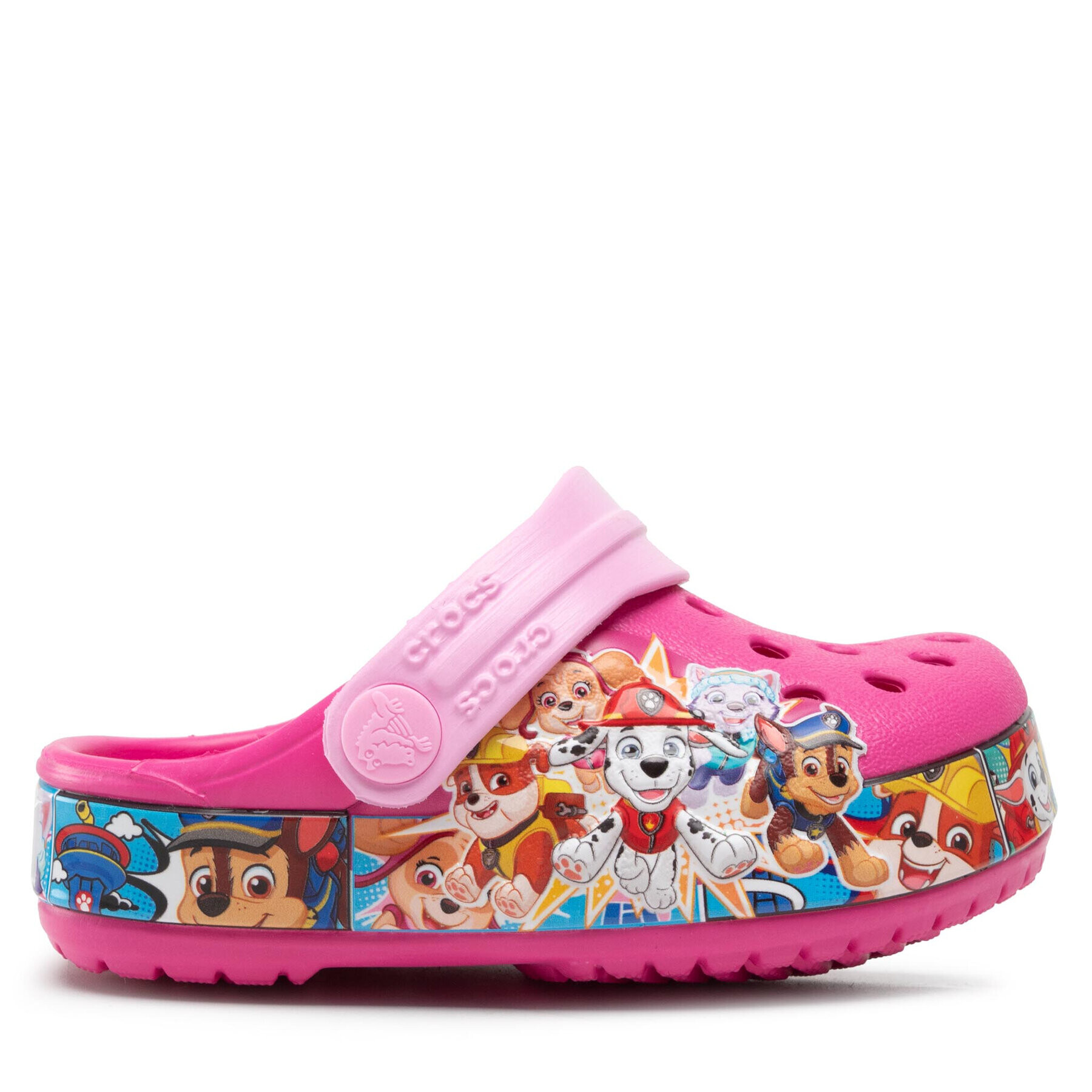 Crocs Șlapi fl Paw Patrol Band Clg K 205509 Roz - Pled.ro