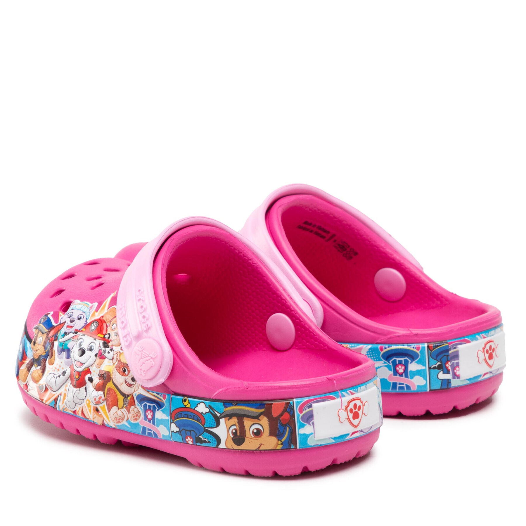 Crocs Șlapi fl Paw Patrol Band Clg K 205509 Roz - Pled.ro