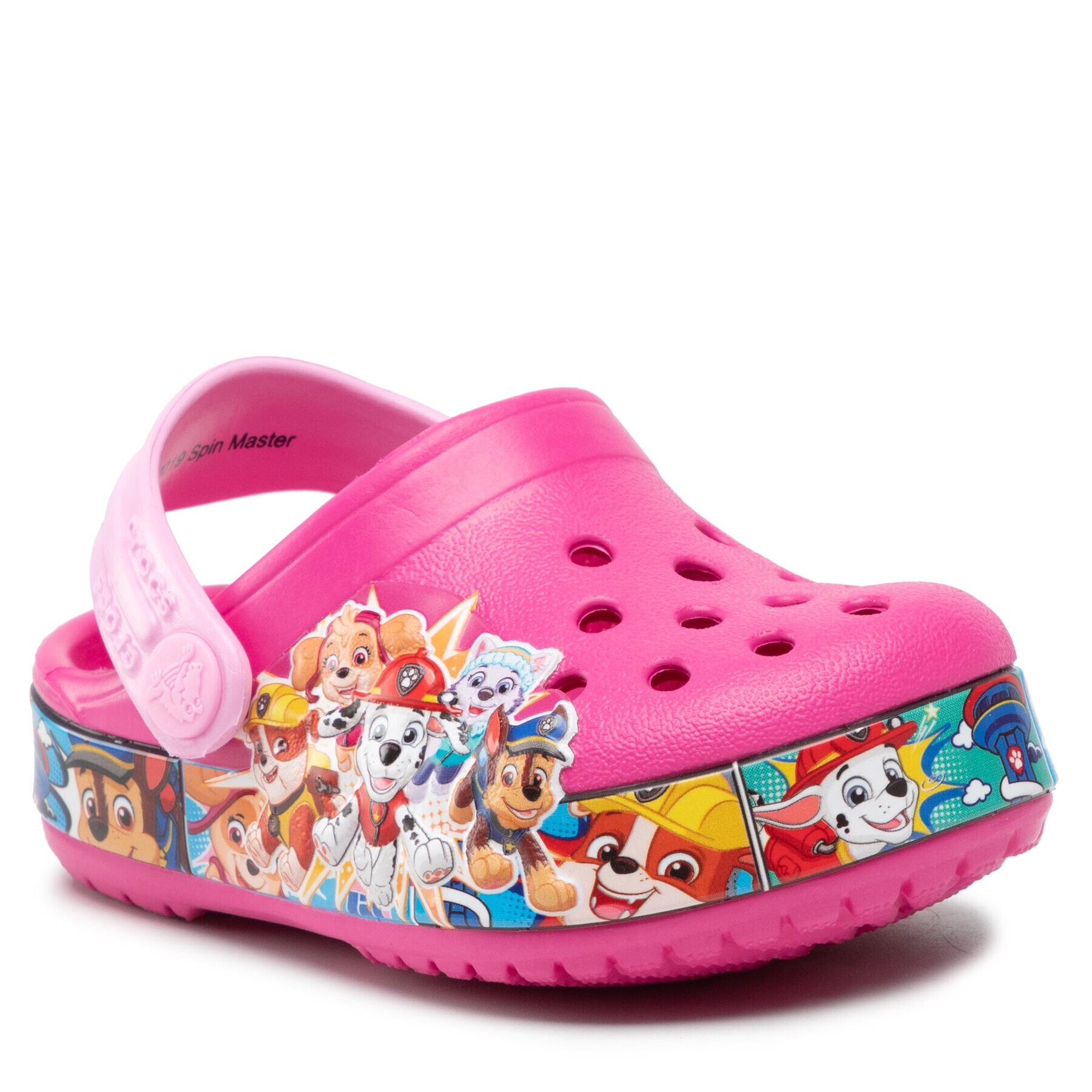 Crocs Șlapi fl Paw Patrol Band Clg K 205509 Roz - Pled.ro