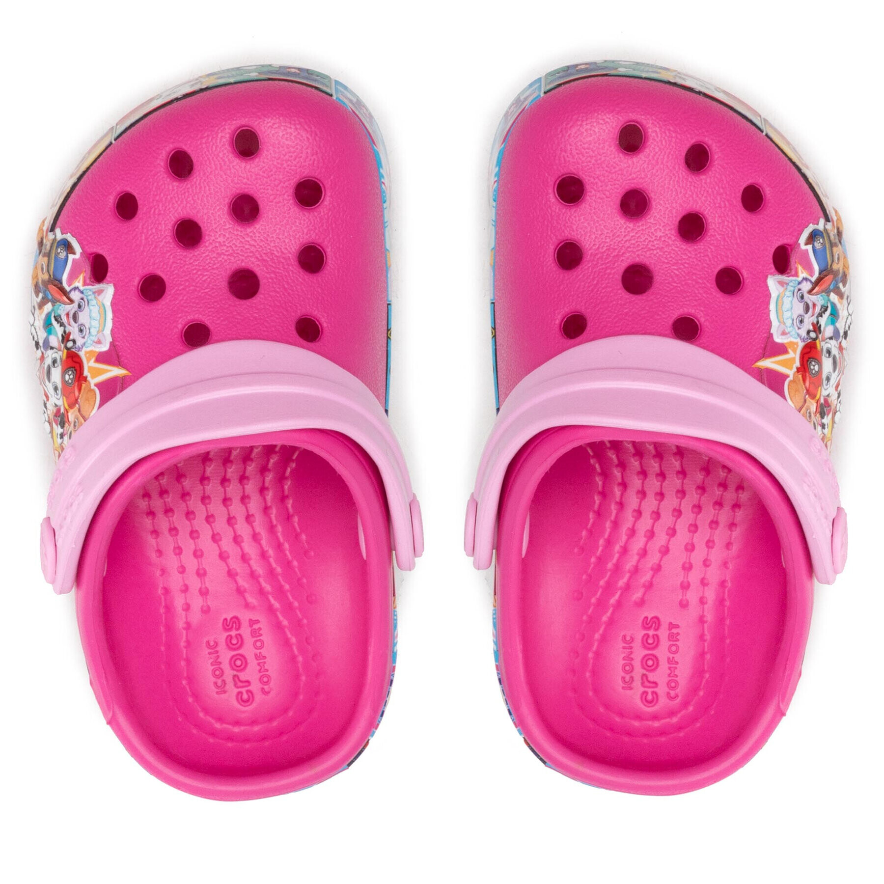 Crocs Șlapi fl Paw Patrol Band Clg K 205509 Roz - Pled.ro