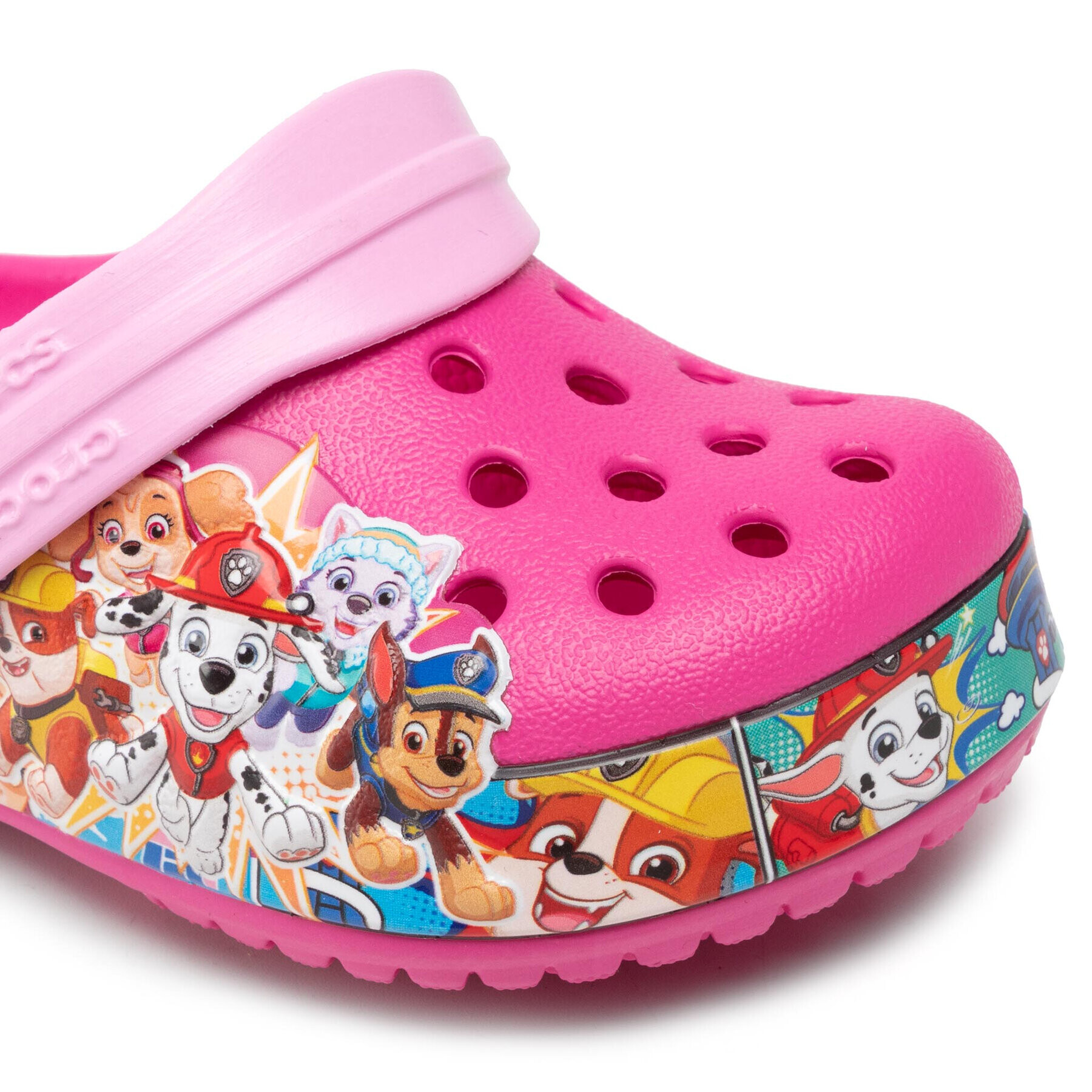 Crocs Șlapi fl Paw Patrol Band Clg K 205509 Roz - Pled.ro