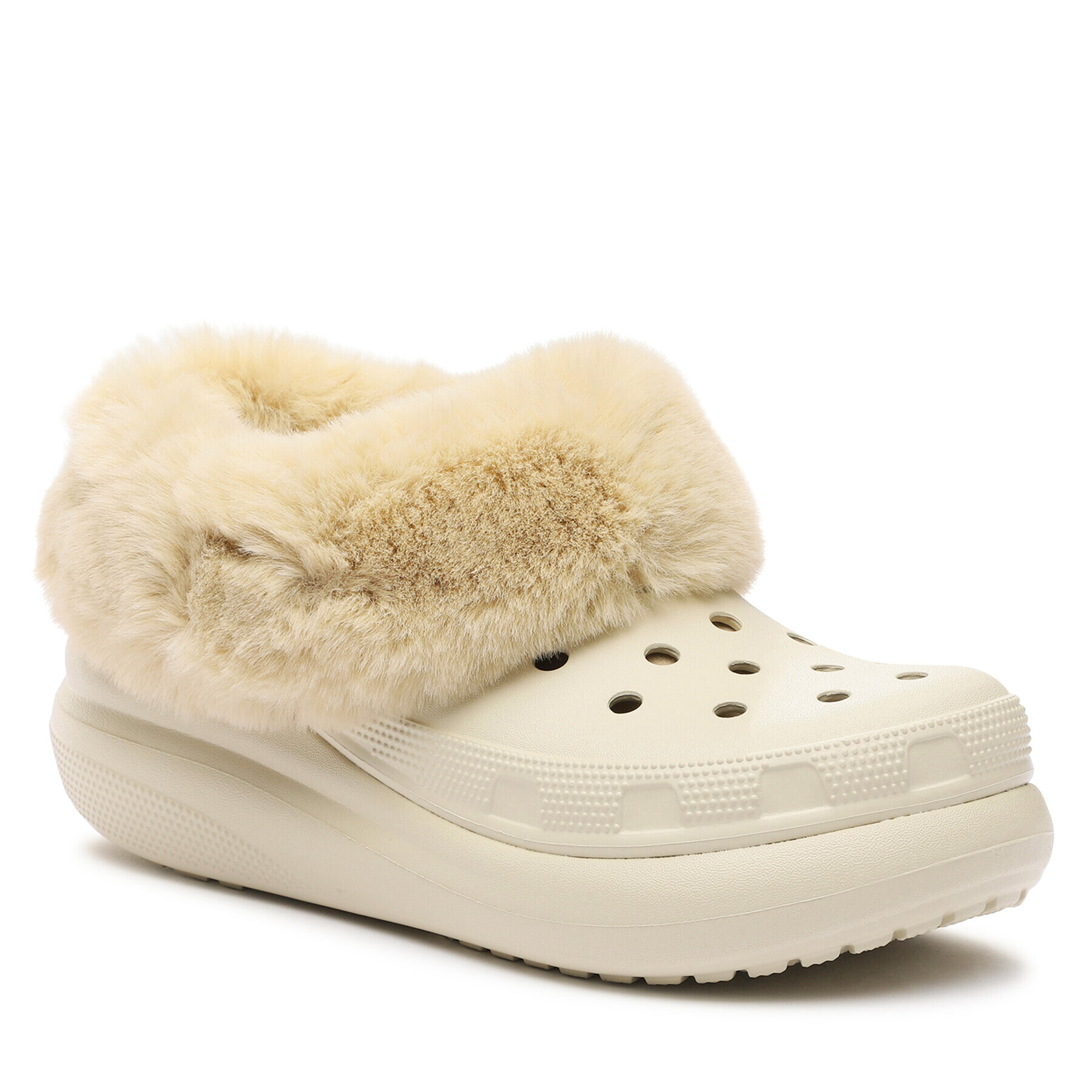 Crocs Șlapi Furever Crush Clog 208446 Bej - Pled.ro