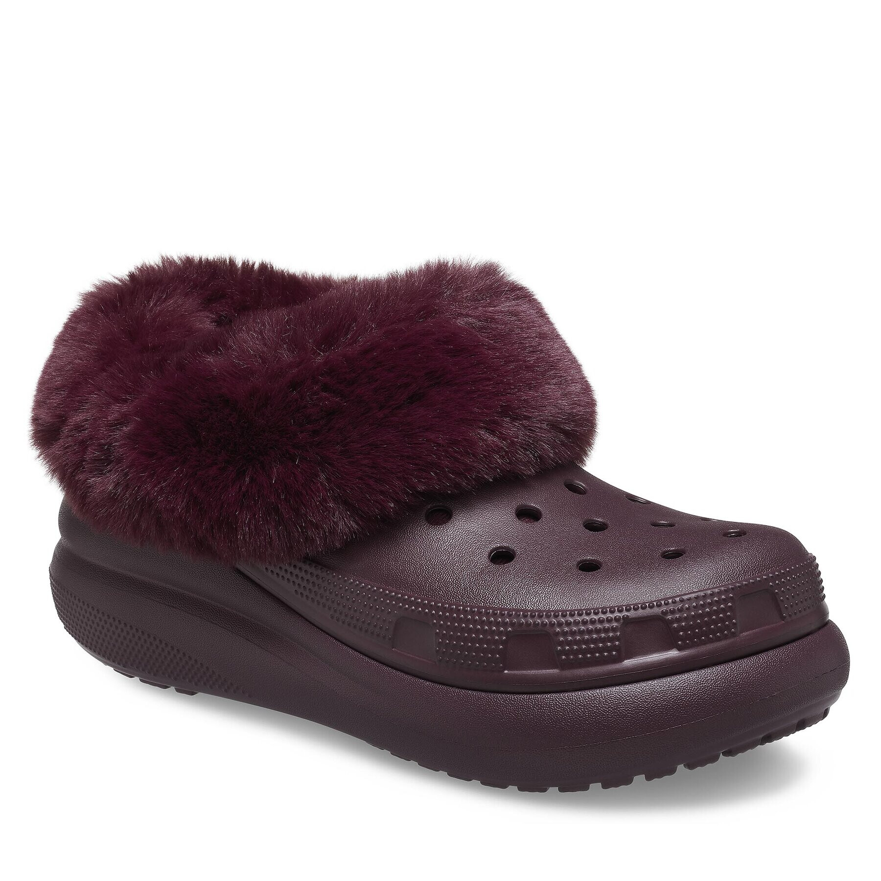 Crocs Șlapi Furever Crush Clog 208446 Vișiniu - Pled.ro